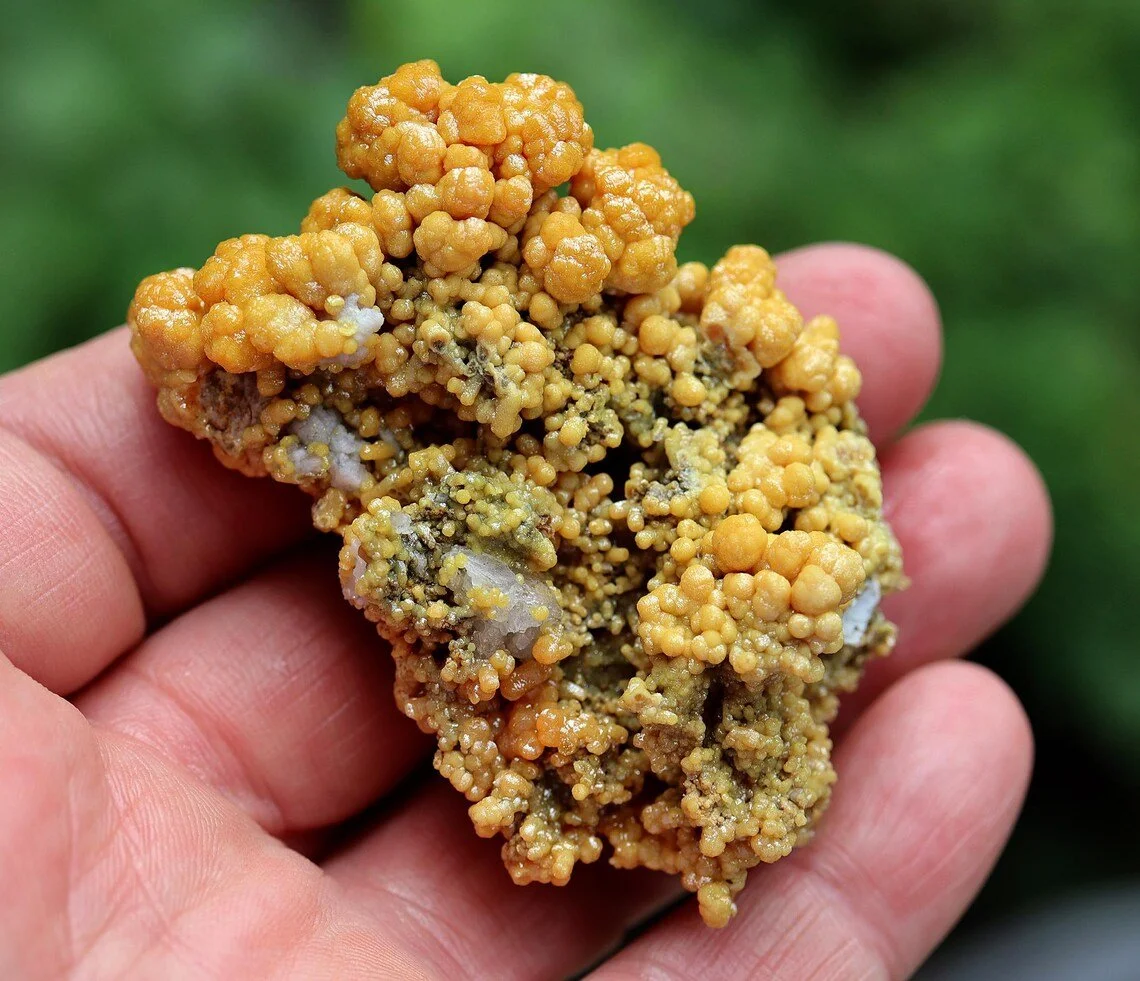 Lustrous Pyromorphite Crystal Cluster: Bunker Hill, Idaho 115.5 grams