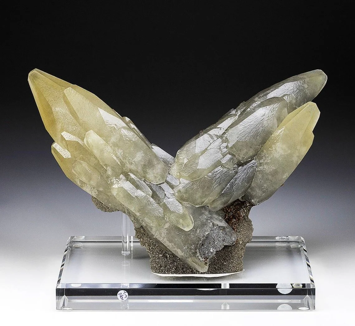 Aesthetic Calcite with Chalcopyrite. Sweetwater mine, Viburnum Trend, Reynolds Co., Missouri, USA