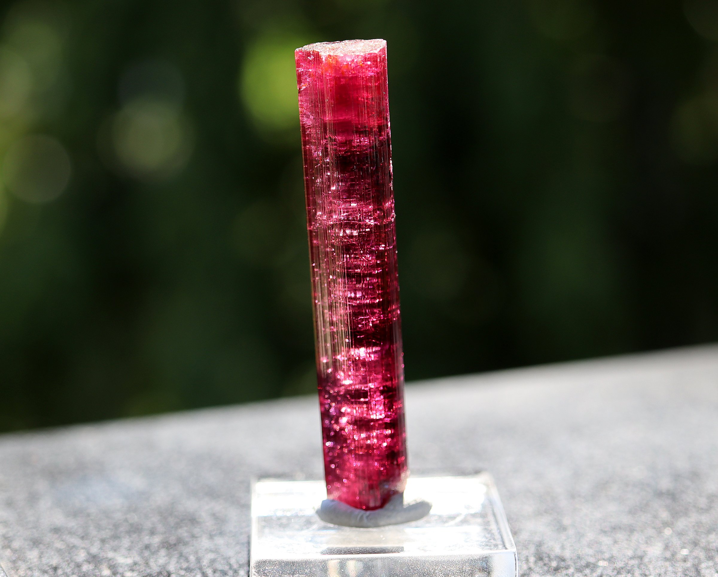 Rubellite gem Tourmaline. Cruzeiro mine, São José da Safira, Minas Gerais, Brazil