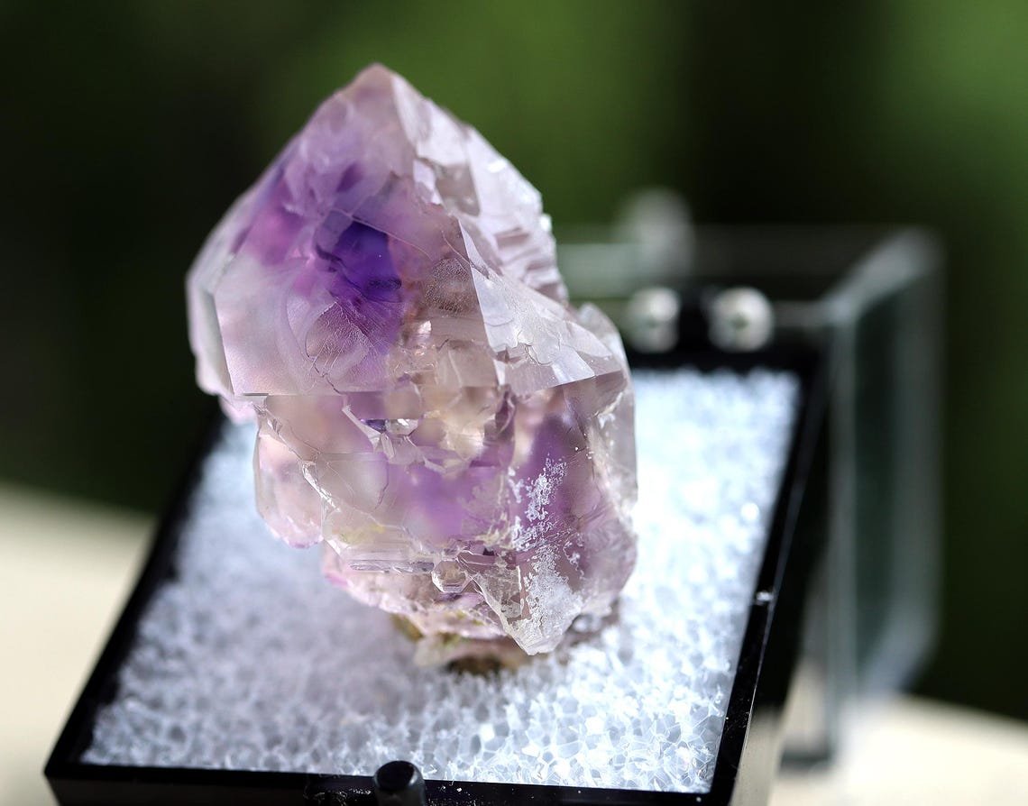 Montana Amethyst Crystal: Complex Termination, Little Gem Mine