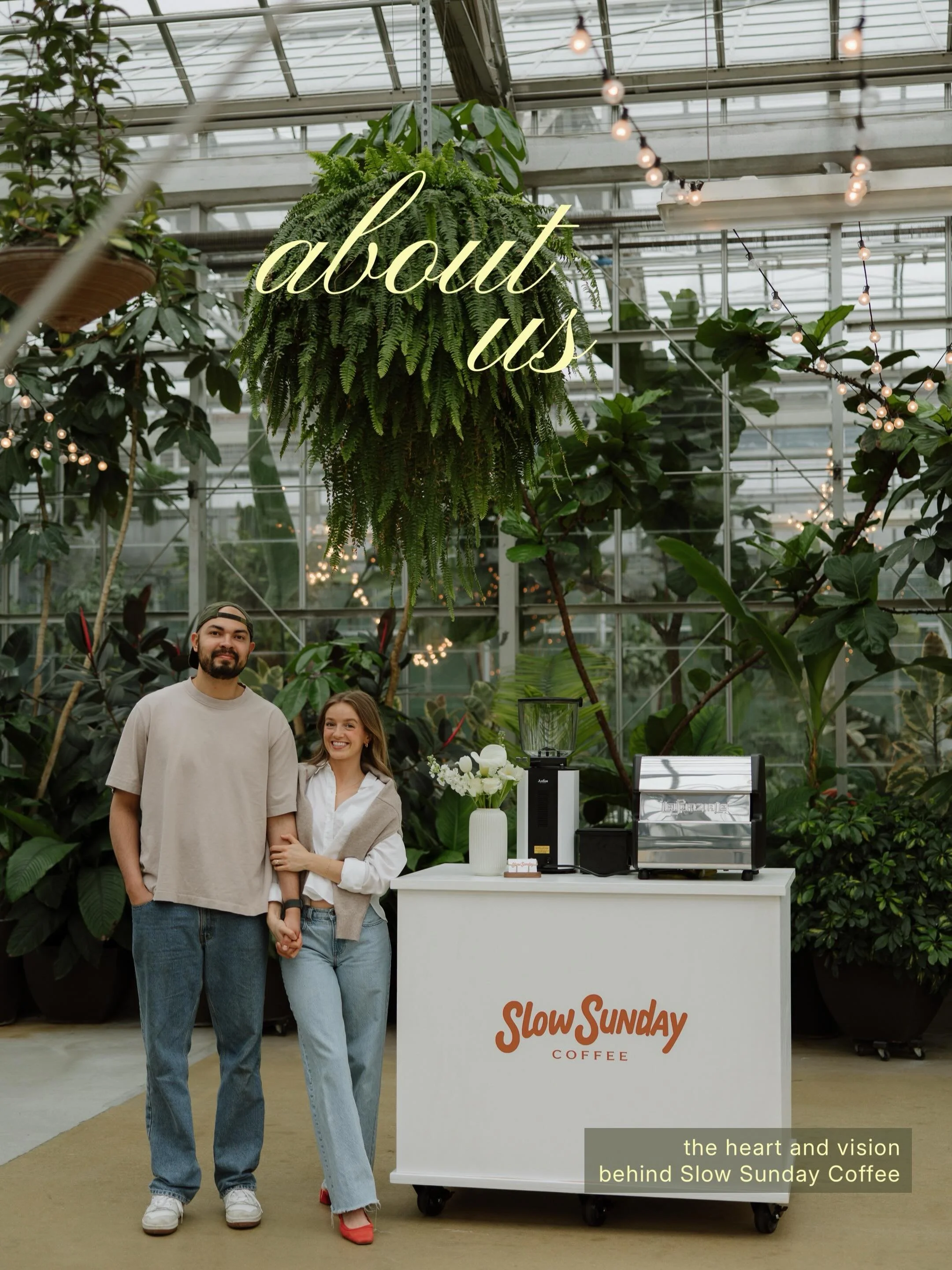 A little background on who you&rsquo;re booking with when you choose Slow Sunday Coffee!

Delicious speciality drinks and incredible service &mdash; no compromise.