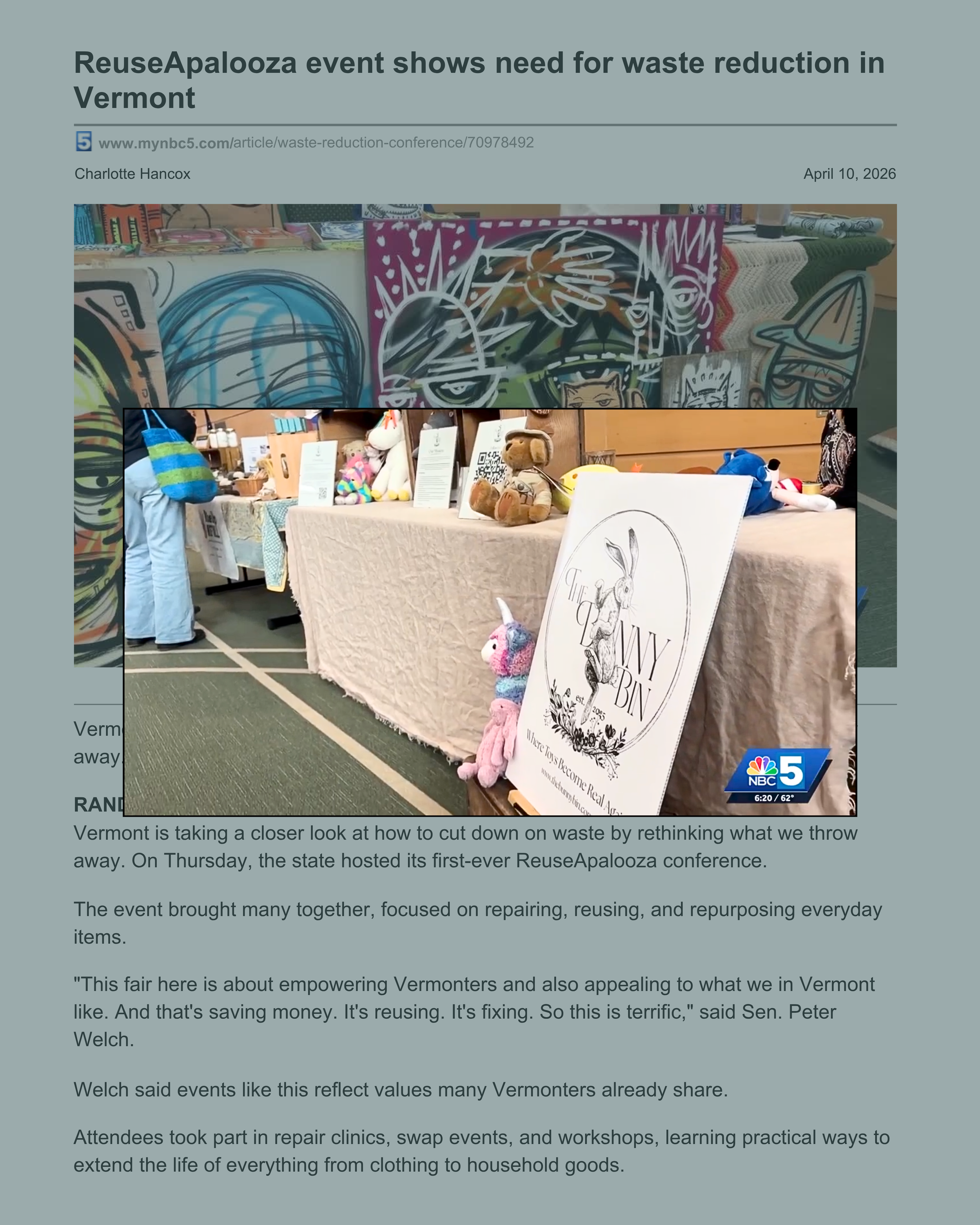 NBC 5 ReuseApalooza
