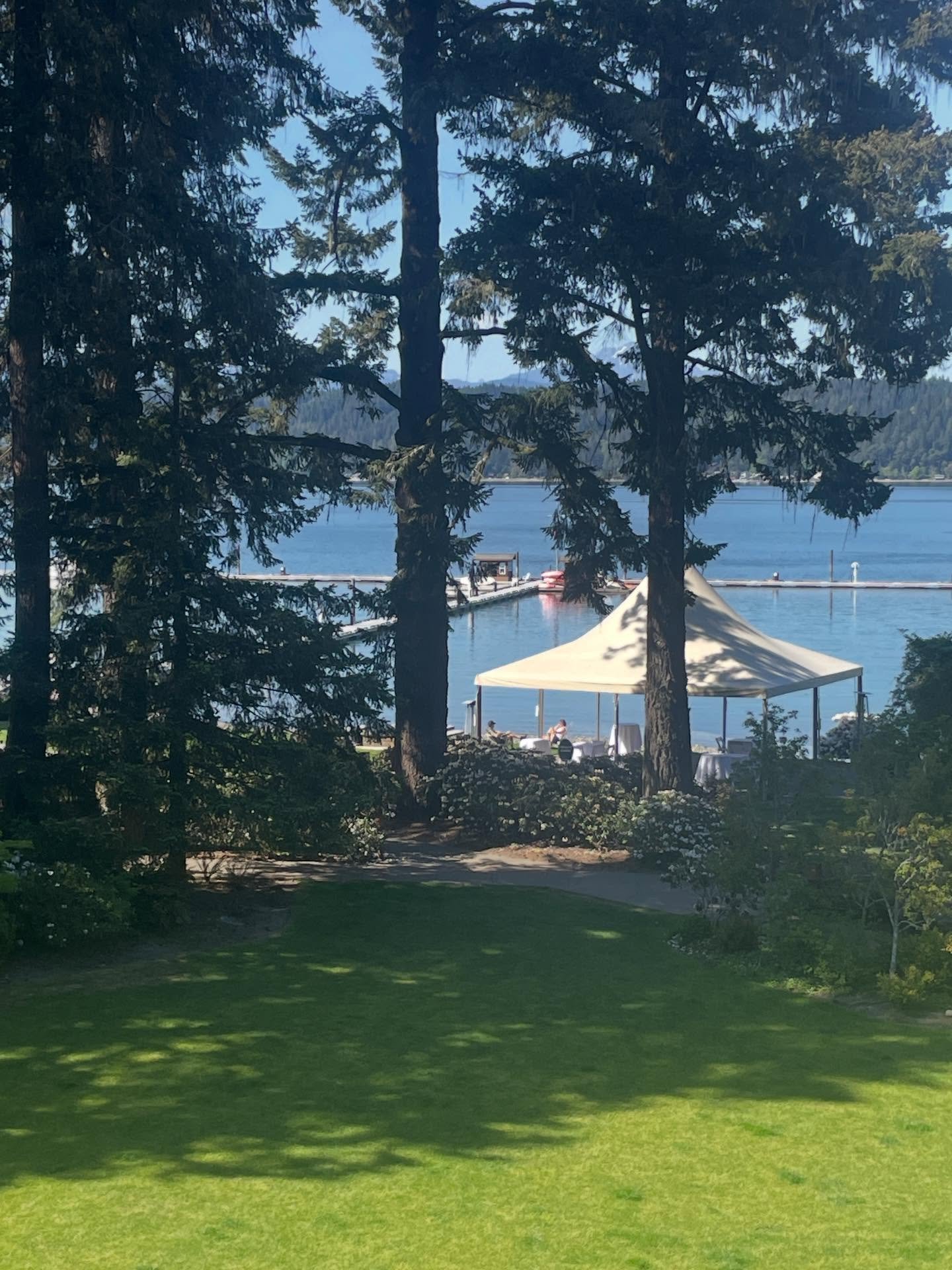 I&rsquo;ve always made the most of professional development opportunities and learned a long time ago that setting has an impact! So grateful to be at @alderbrookresort for the NWAIS spring Heads&rsquo; meeting. I promise we are working hard and lear