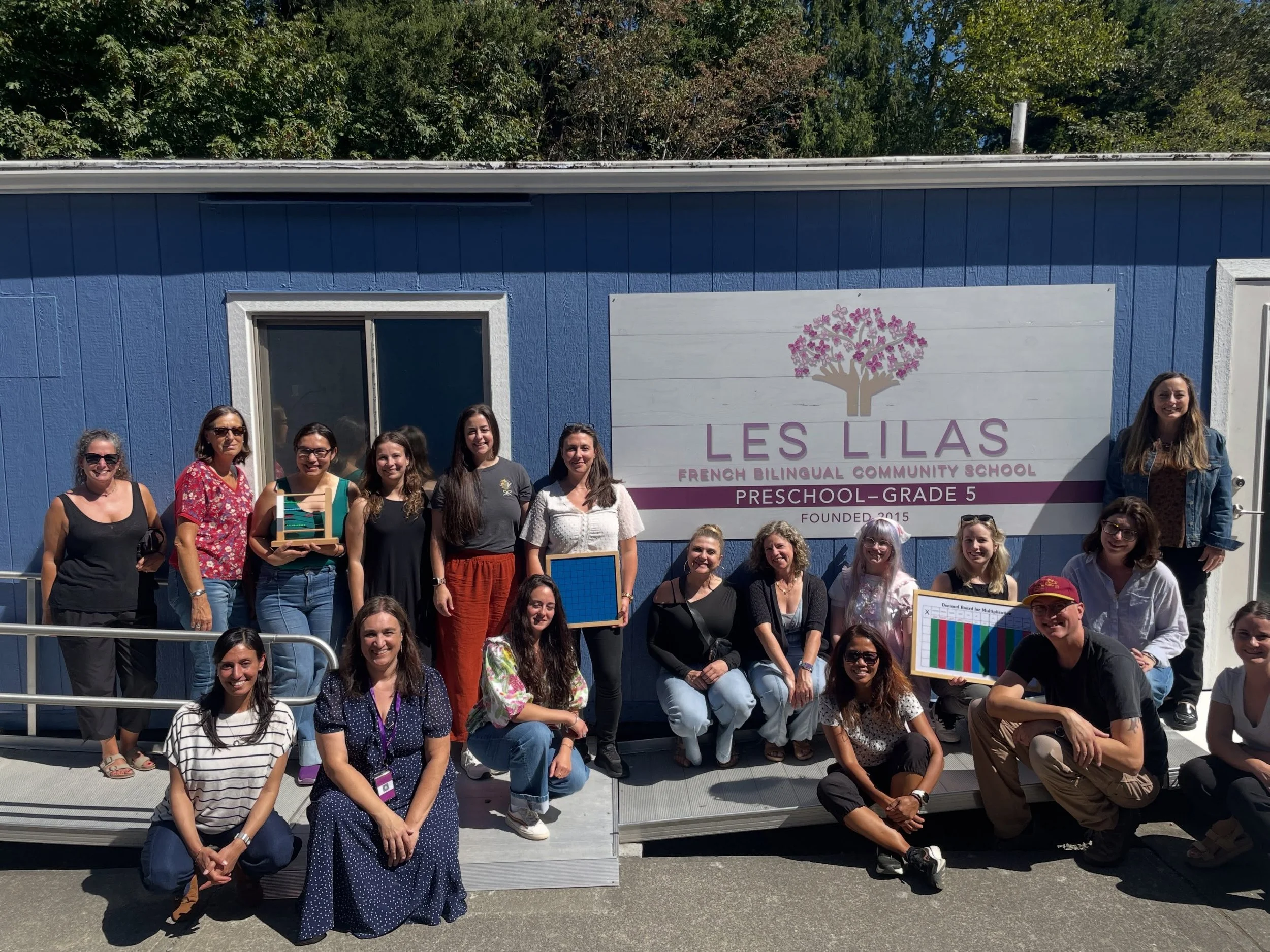 Merci beaucoup @leslilasmontessori!! It was an absolute honor to spend the past two days with the faculty and staff at this amazing school!!
I&rsquo;m grateful.🪻💜