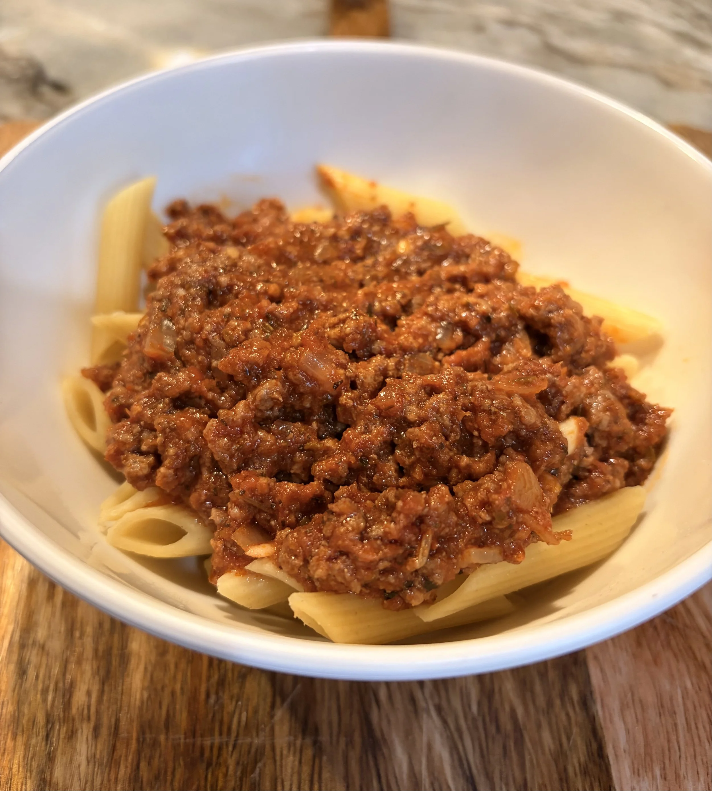 Pasta Bolognese with Penne