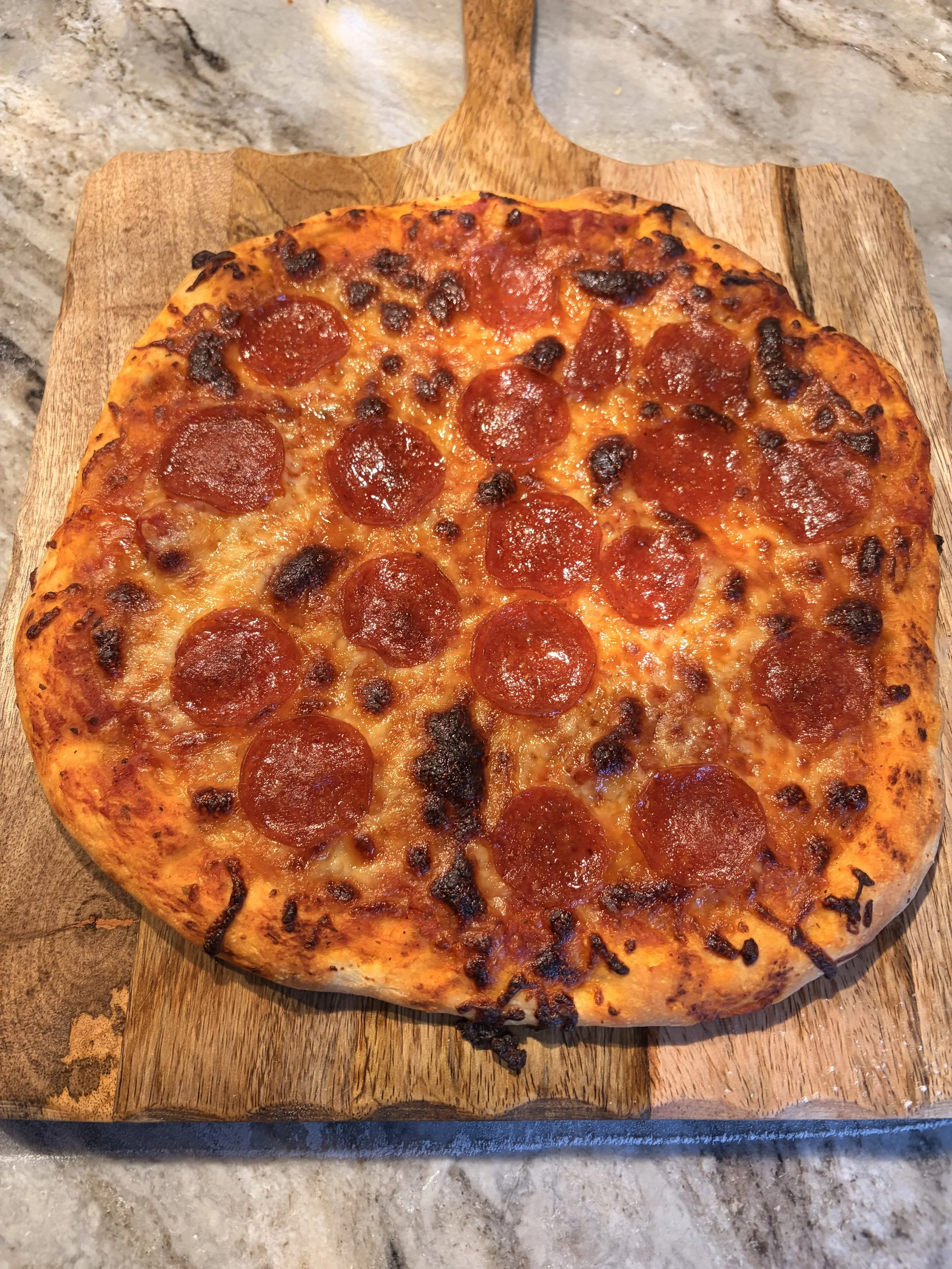Pepperoni and Cheese Pizza Flat Bread (2)