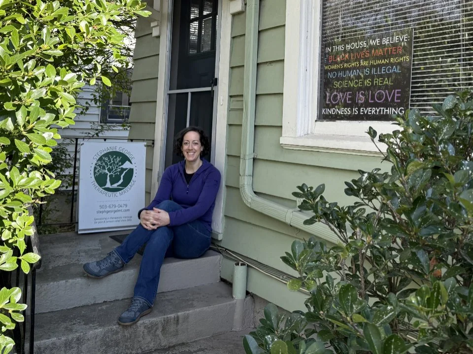 NE Portland massage therapist Steph George