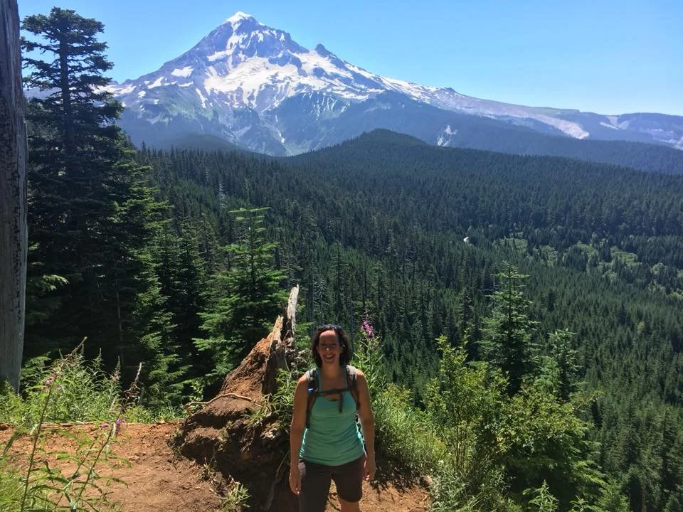 Steph George, LMT hiking