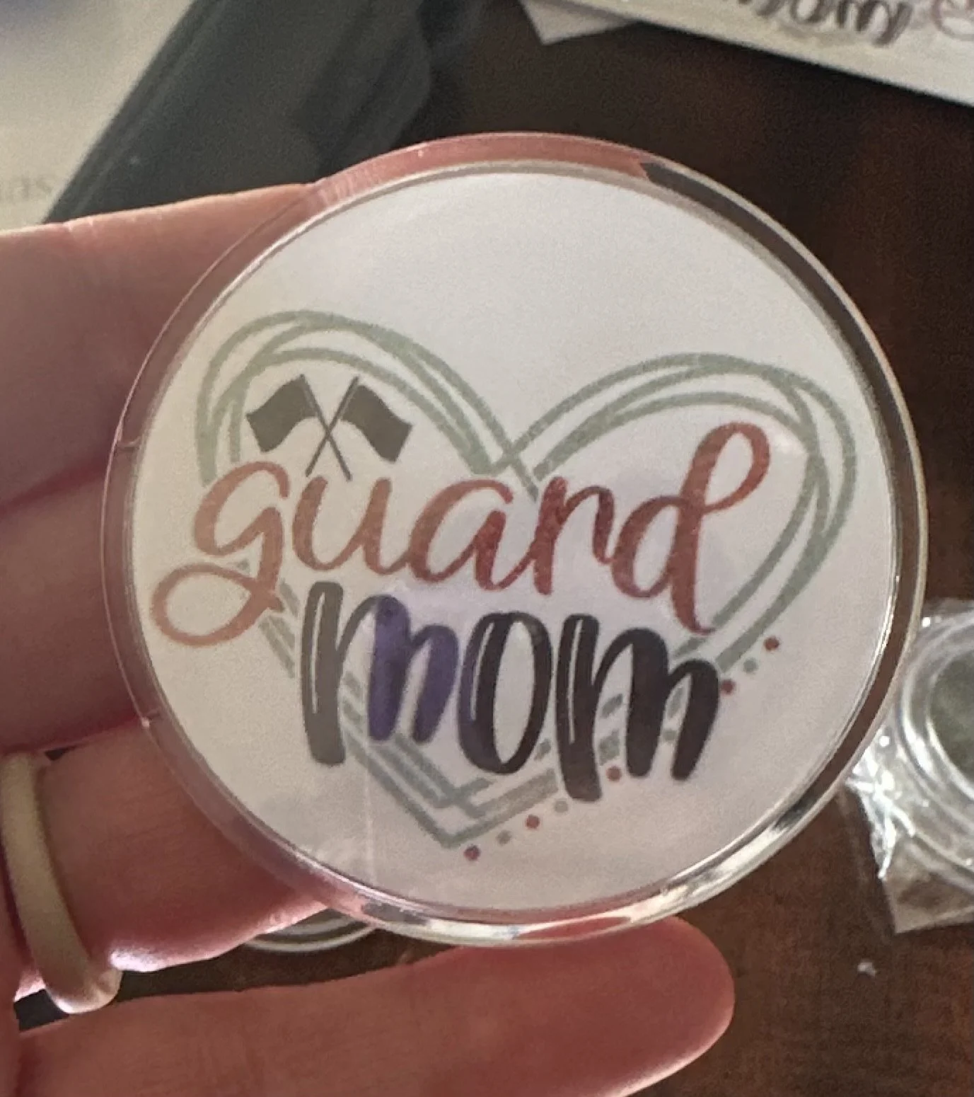 Guard Mom Pin