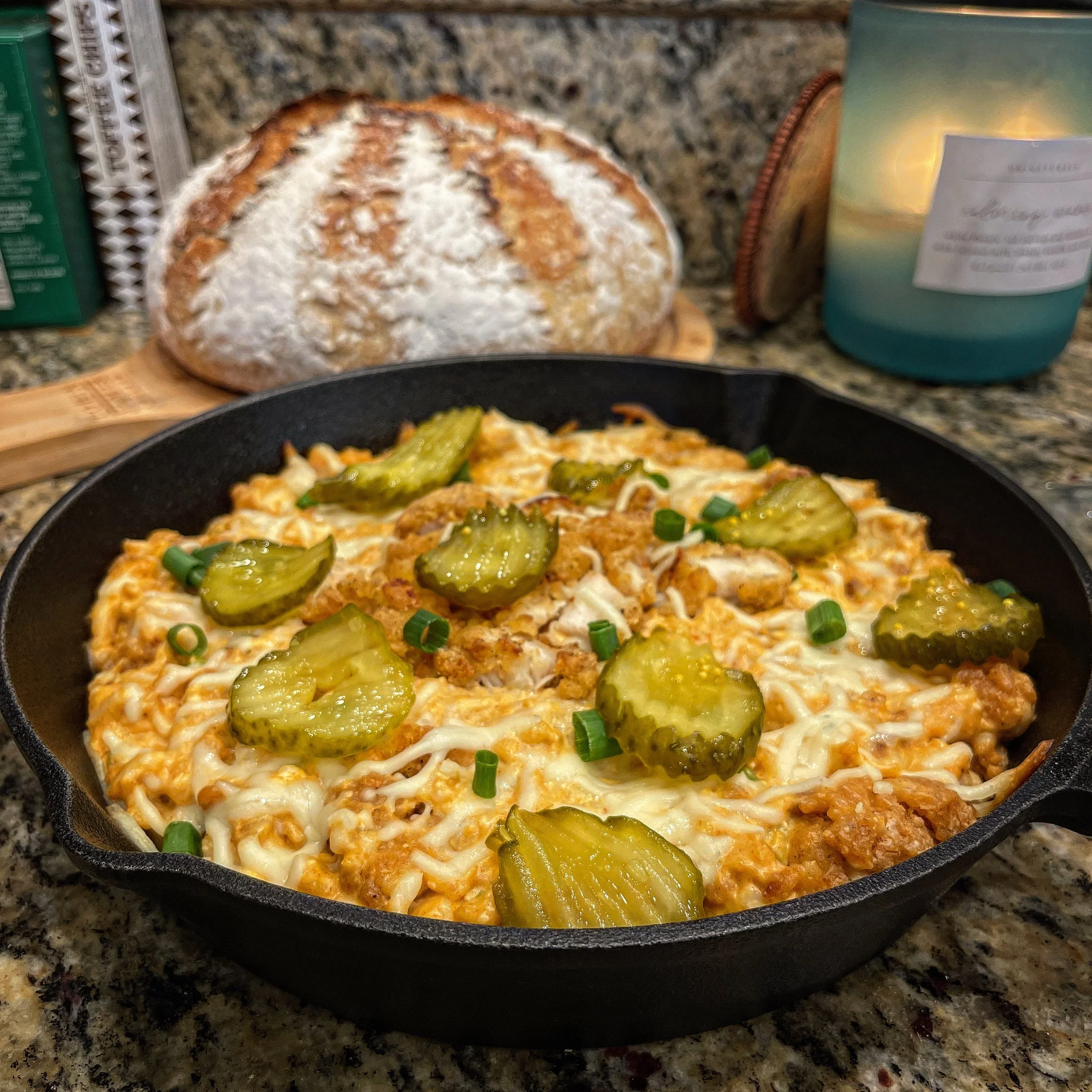 Smoked Nashville Hot Chicken Dip