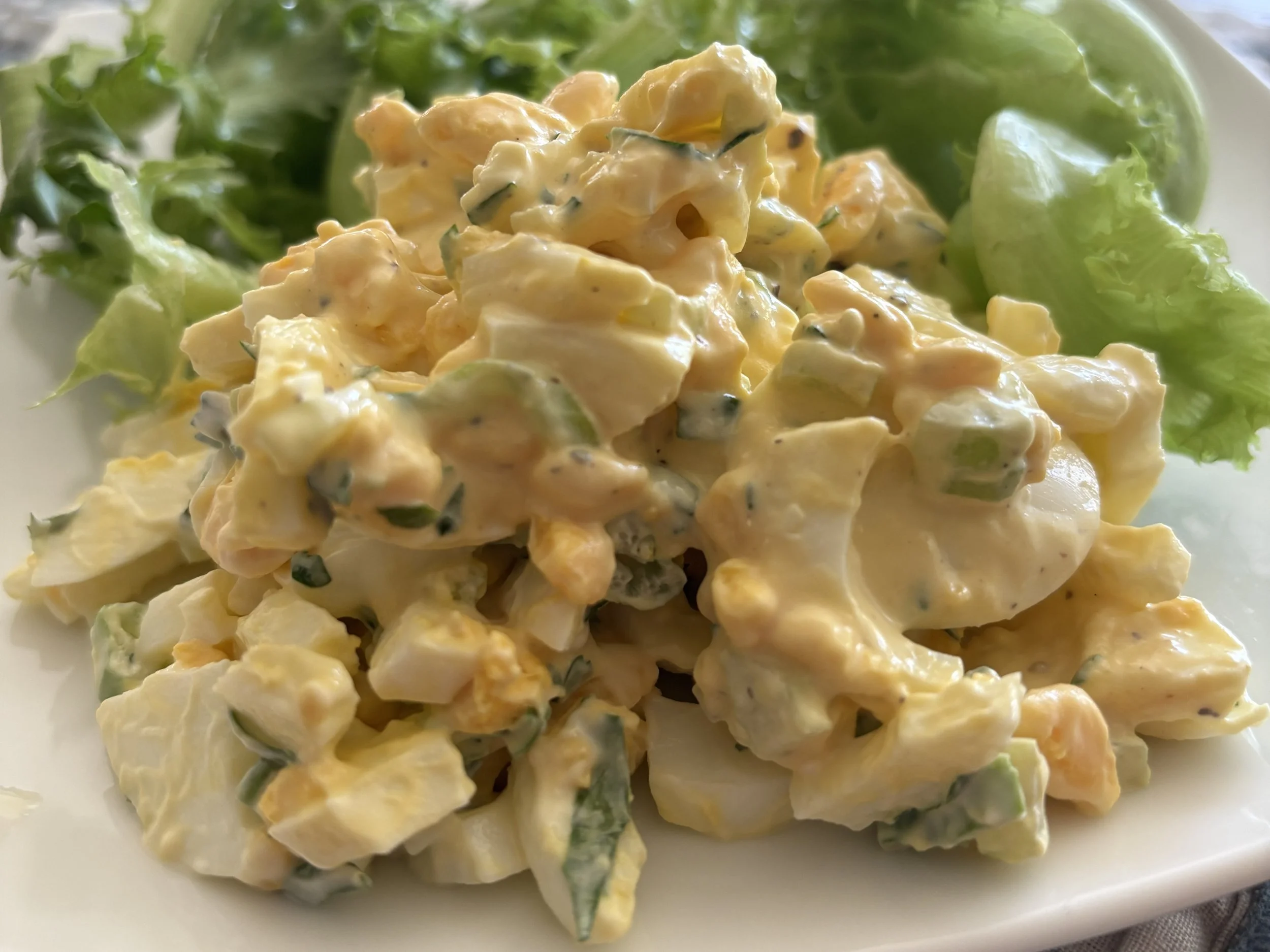 Chunky egg salad