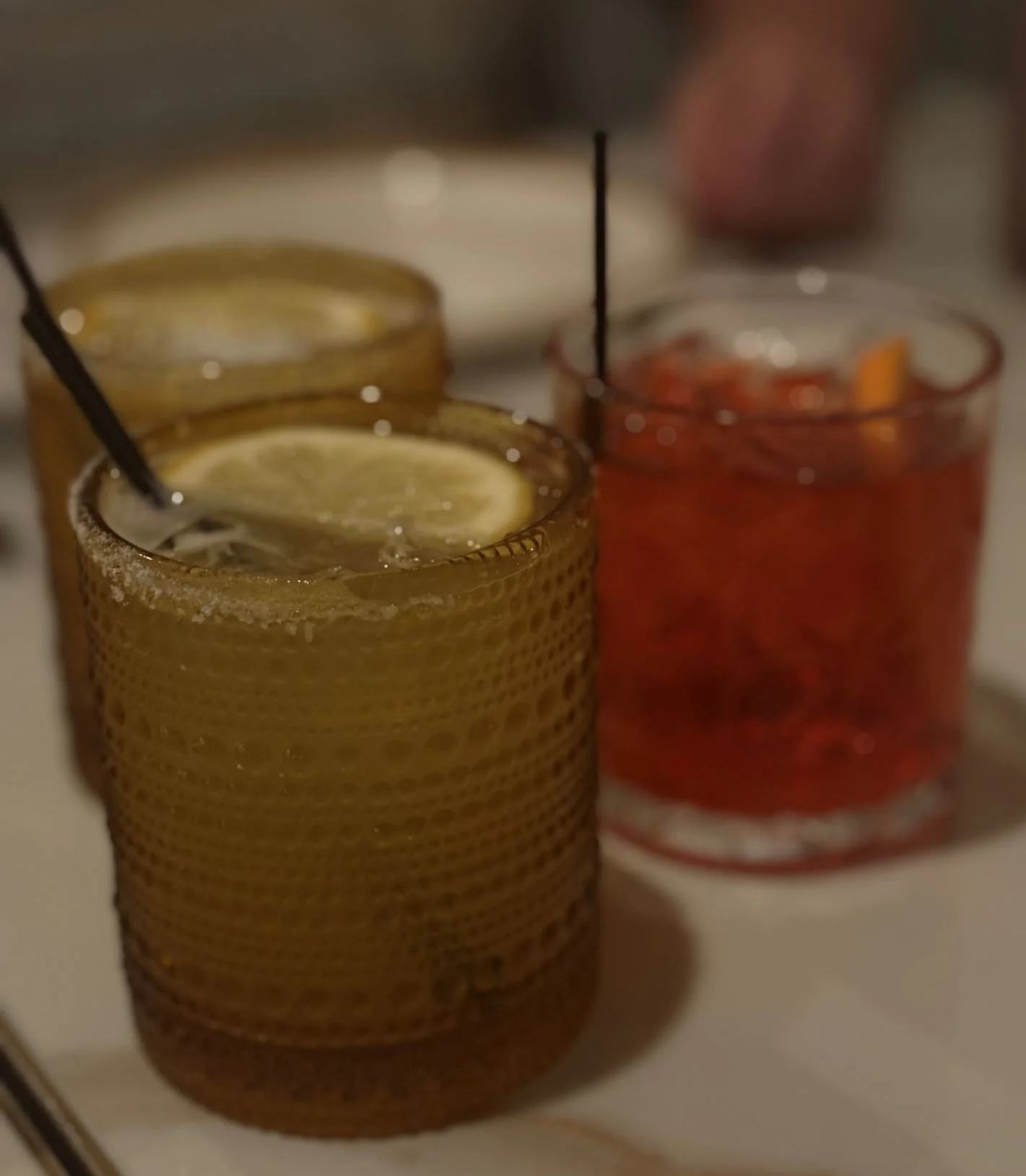 Drinks at Sofia's in Saranac Lake