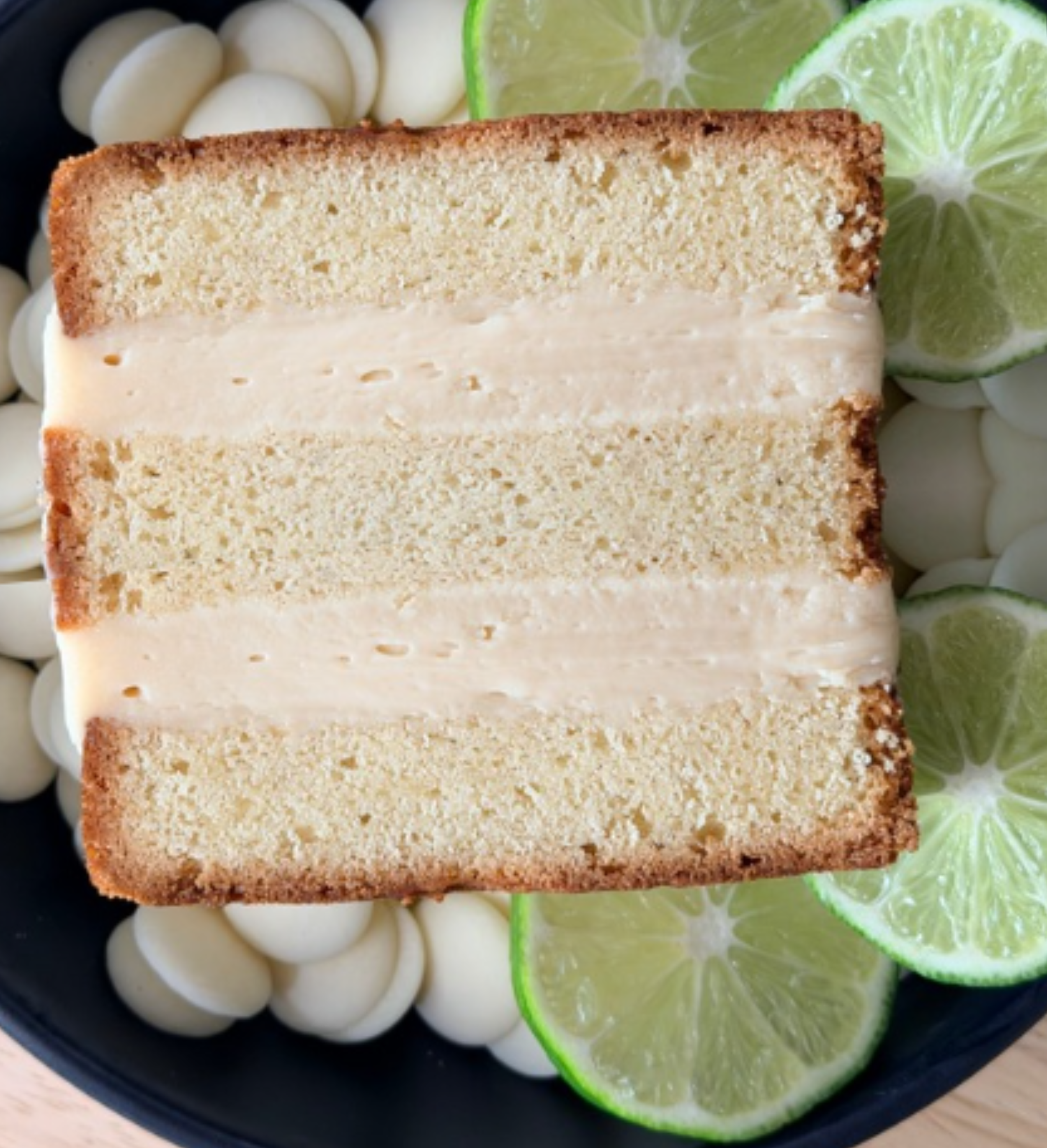 Key Lime Cake - Slice