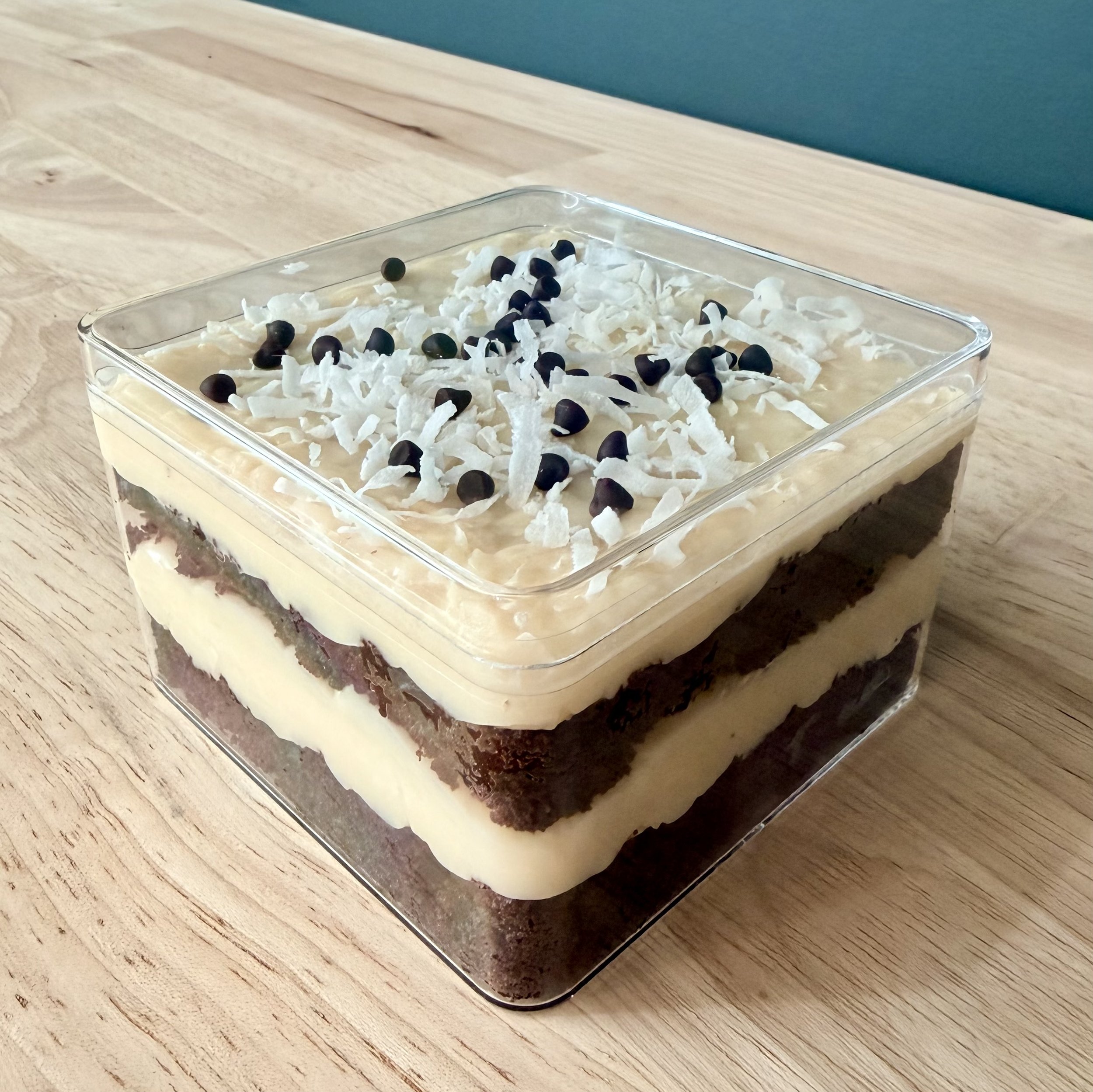 Chocolate with Coconut Cake Box