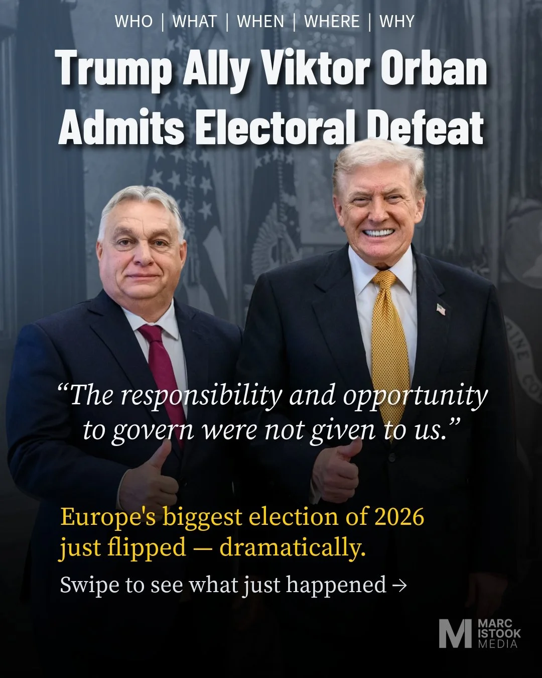 16 years of Orban. Done in one night. Hungary's voters just made history - 77.8% turnout, a supermajority, and
a mandate for democracy. This is what showing up looks like. 

#Hungary #HungaryElection #Orban  #Democracy #BreakingNews