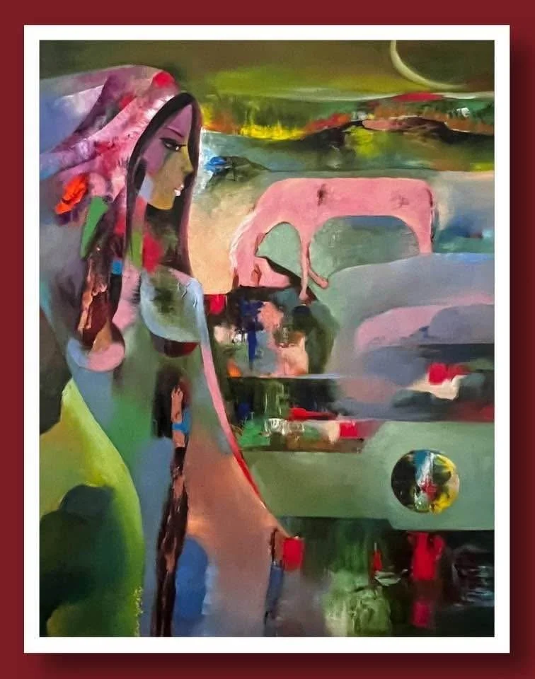 The Rosy Horse • Oil on Canvas • 24 x 30 in (61 x 76 cm)