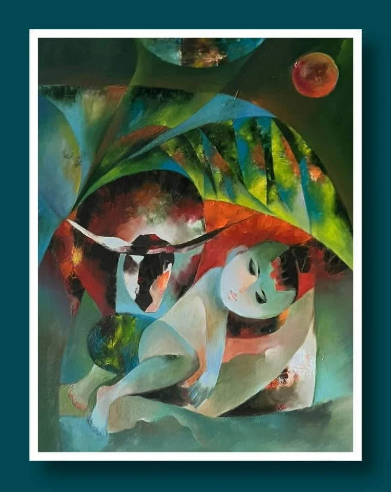 Boy with Cattle • Oil on Canvas • 22 x 28 in (56 x 71 cm)