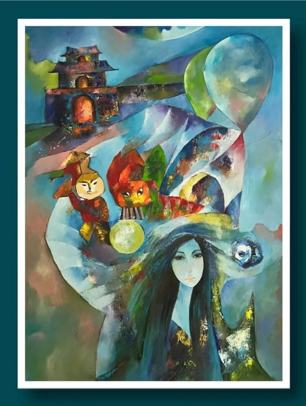 Mid-Autumn Festival • Oil on Canvas • 36 x 48 in (91.4 x 121.9 cm)