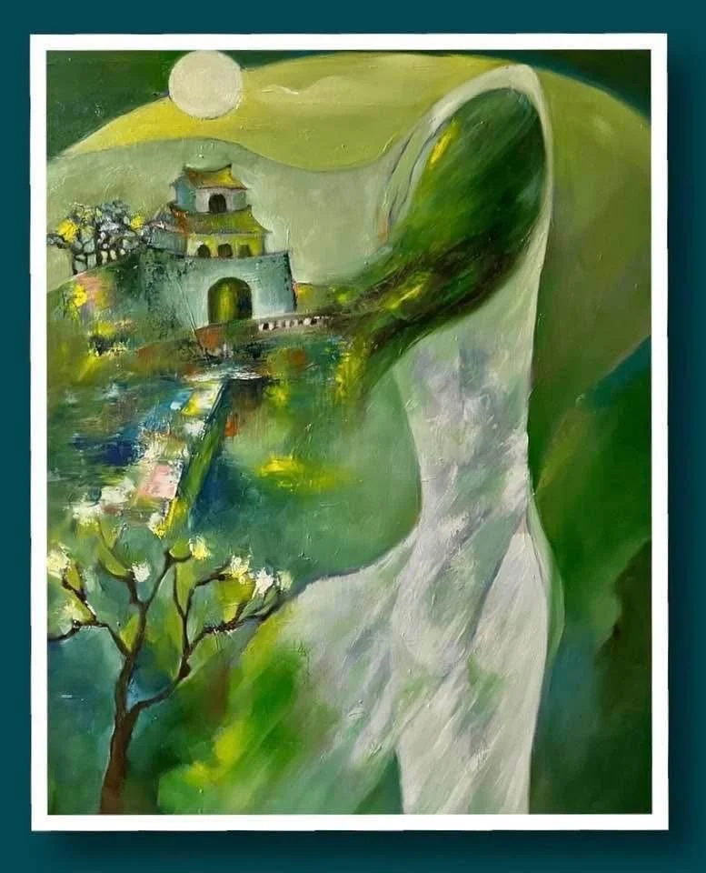 Reminiscing the Old Path • Oil on Canvas • 24 x 30 in (61 x 76.2 cm)