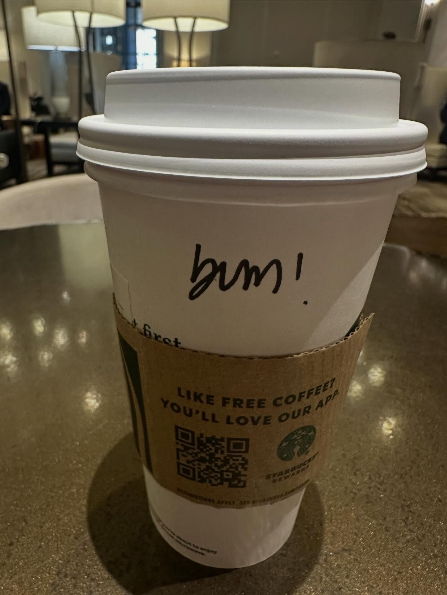Does it say &ldquo;yum&rdquo; or that they think I am a &ldquo;bum&rdquo;? 🤔