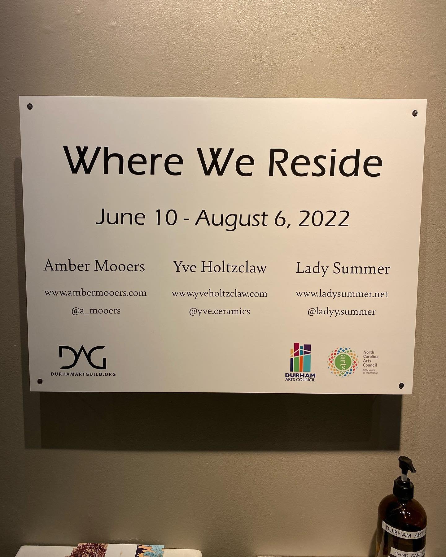 Visiting @yve.ceramics installation. I remember when I asked what Yve wanted to do after college. The answer - &ldquo;be a practicing artist&rdquo;. Proof if you put something out in the world, it will manifest. #prouddad