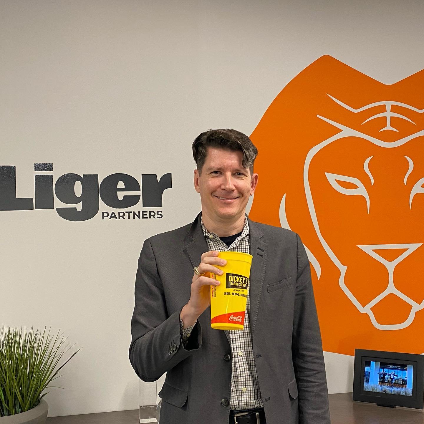 Happy 80th Birthday @dickeysbarbecuepit ! #bigyellowcup #showusyourcup