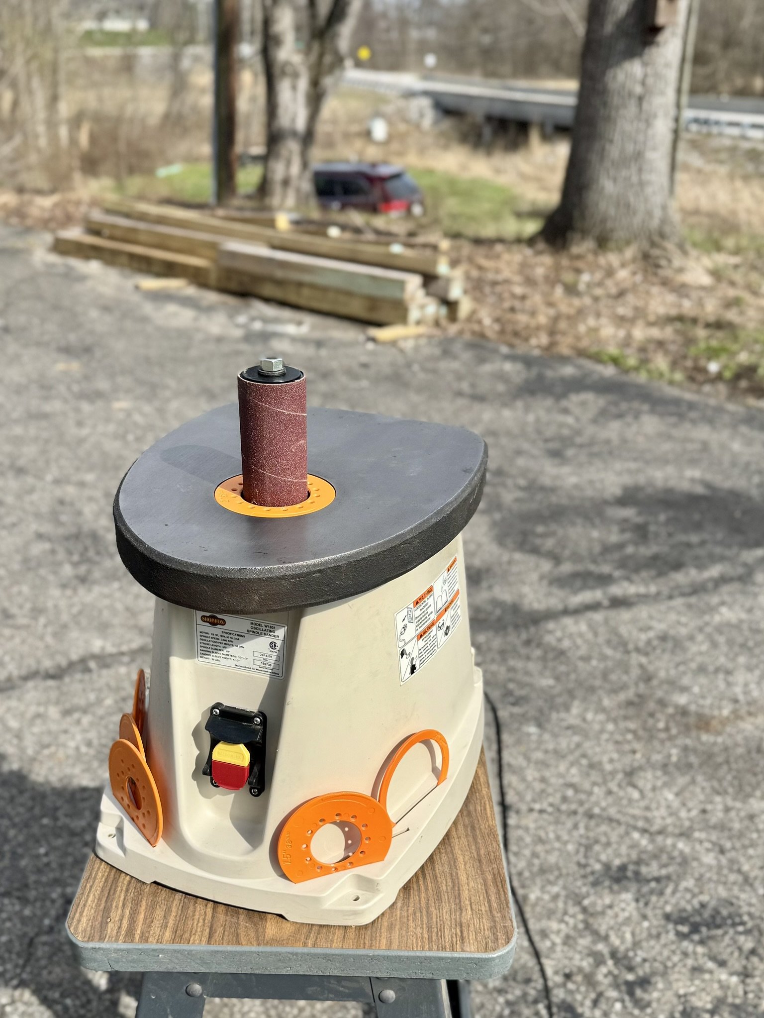 Refurbished Shop Fox W1831 Oscillating Spindle Sander - Brown County Tool Works