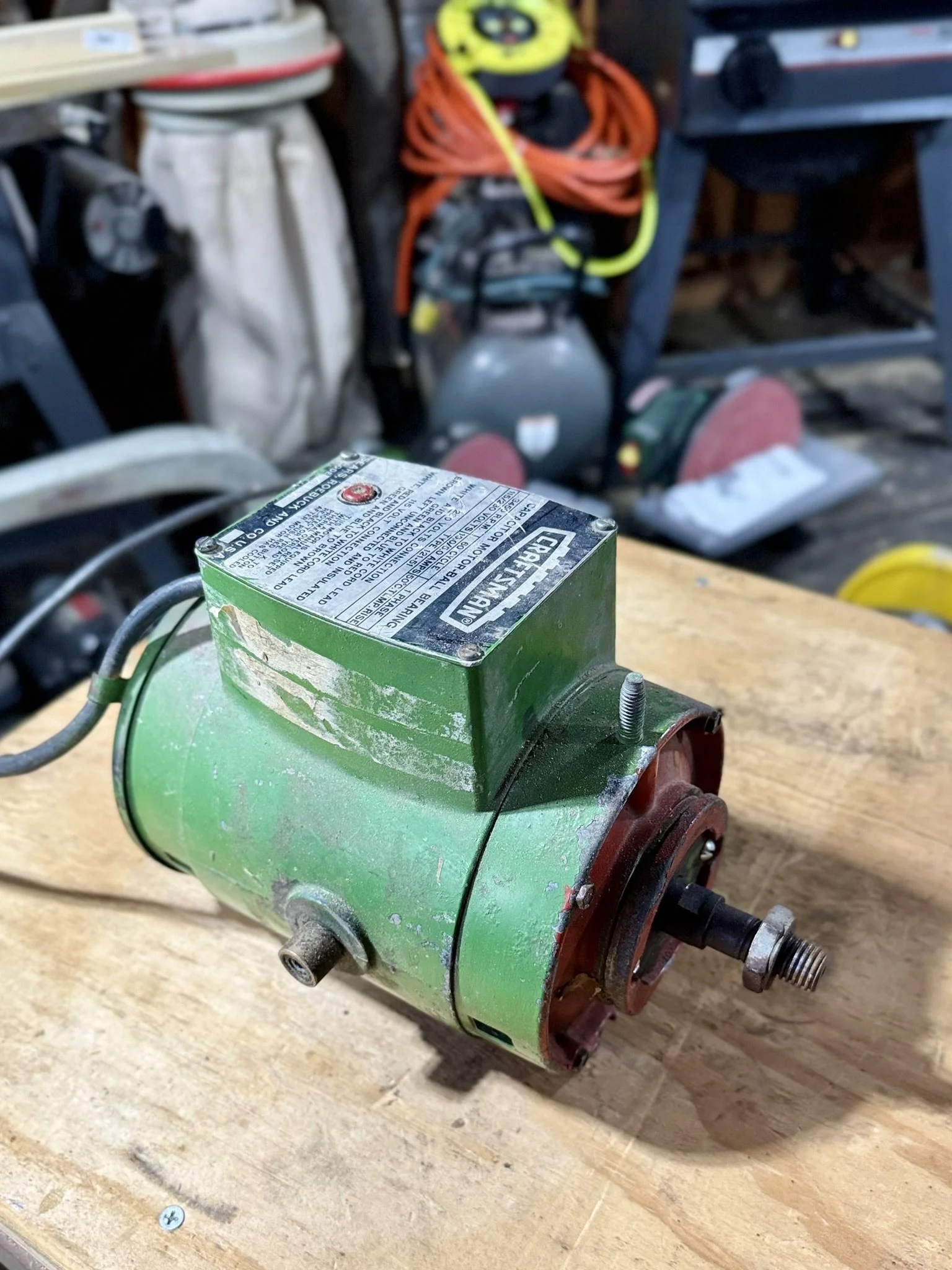 Vintage Craftsman 10" Radial Arm Saw Replacement Motor (Type 121-51)