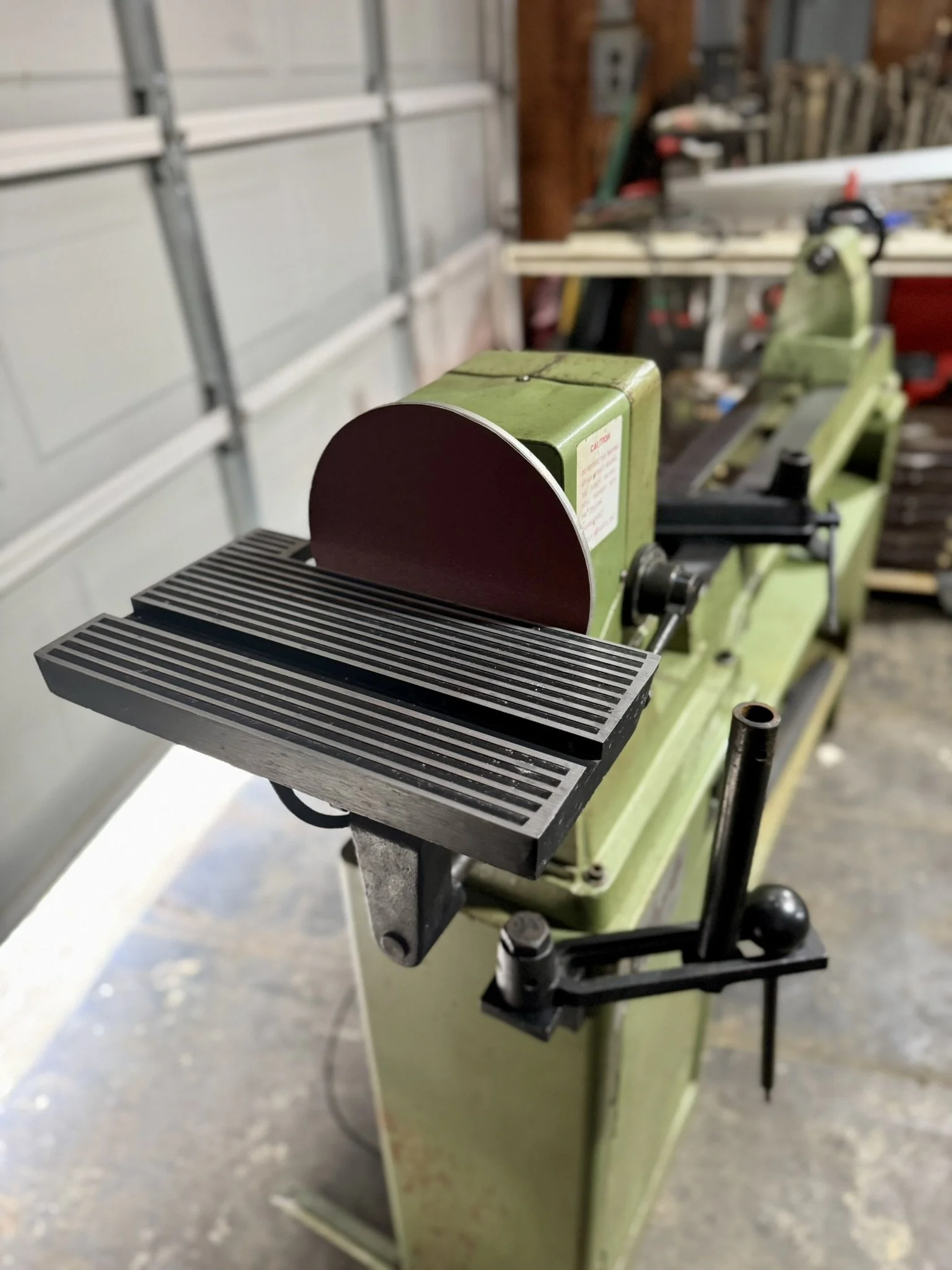 Restored Grizzly G1495 14"x40" Wood Lathe Sander