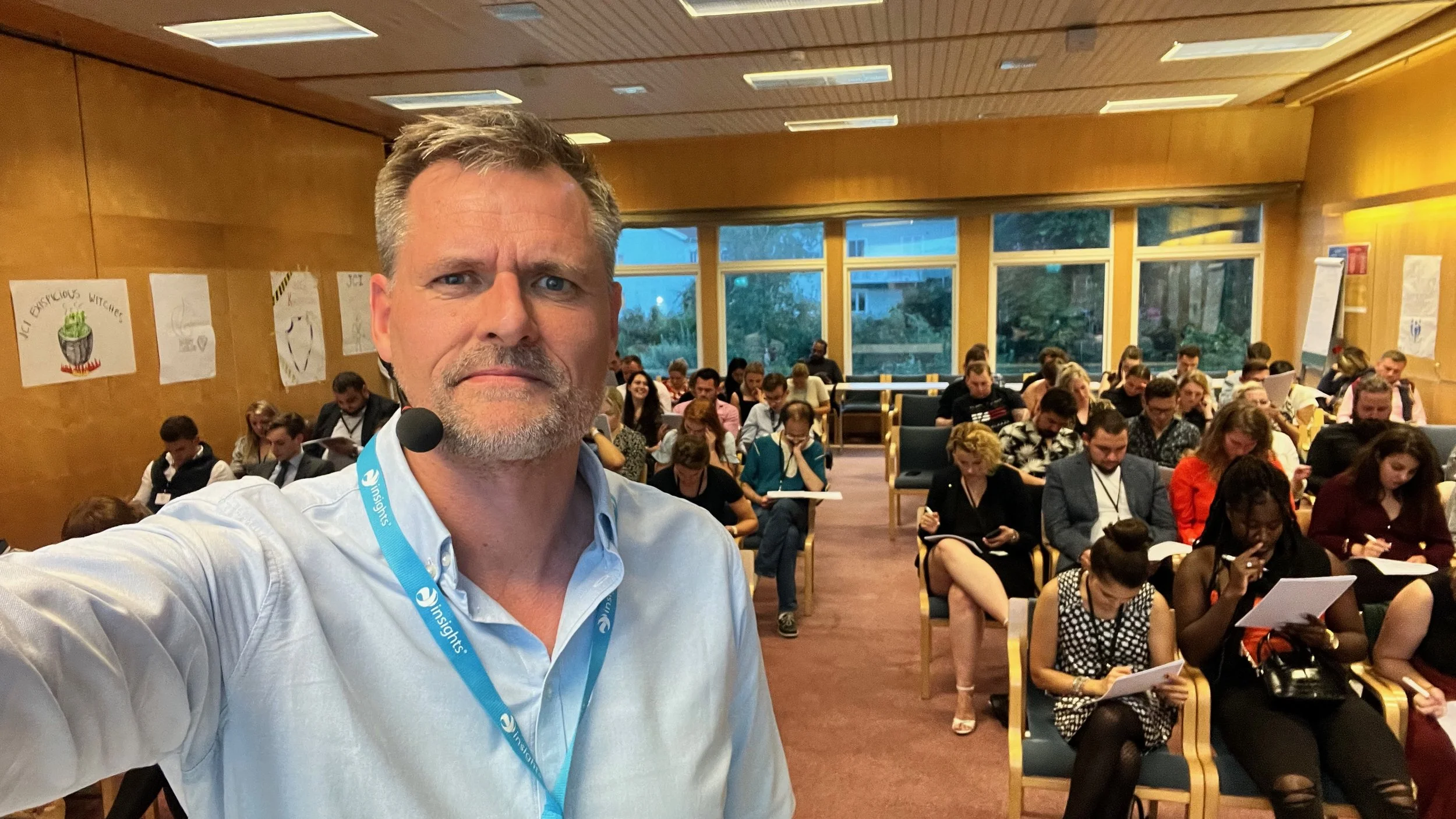 Uffe Erup Larsen arbejder bl.a. med Insights workshops i København, det øvrige Danmark og flere steder i udlandet - her i Sverige.