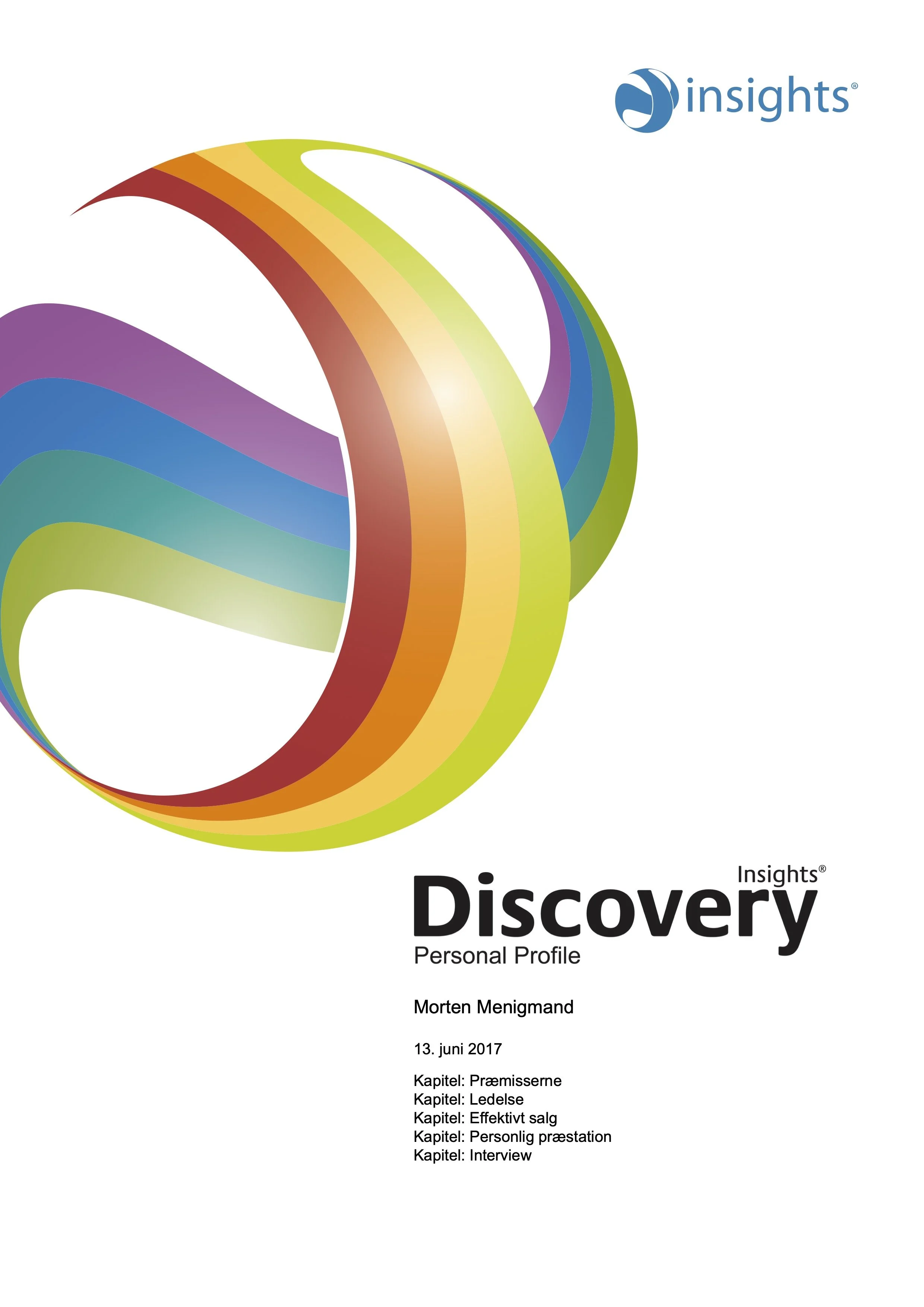 Insights Discovery præferenceprofil til brug for en Insights workshop i København eller andre steder i Danmark.