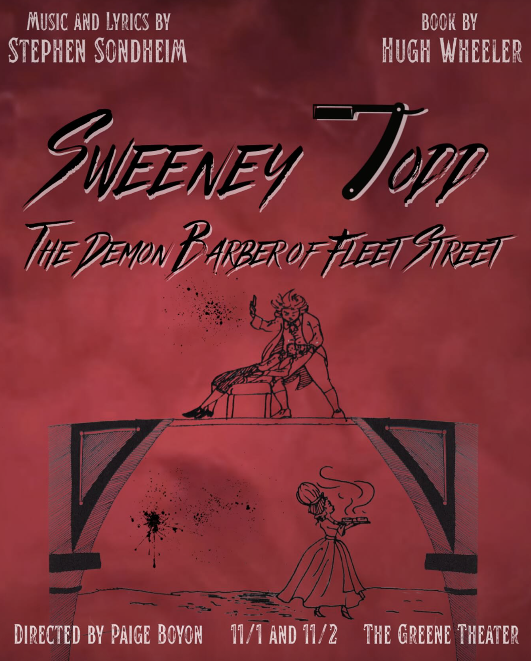 Jordan took on the role of the Beggar Woman in Sweeney Todd this October, a long-dreamed-of production she was thrilled to finally bring to life. The role quickly became one of her favorites, allowing her to explore the character’s haunting emotional