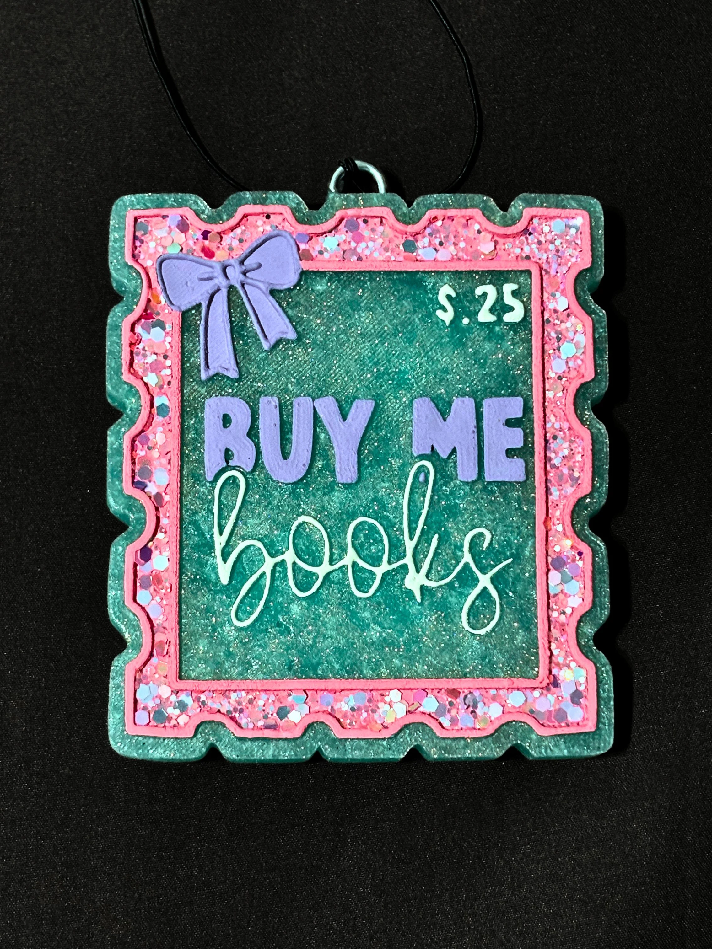 Buy Me Books Stamp Freshie
