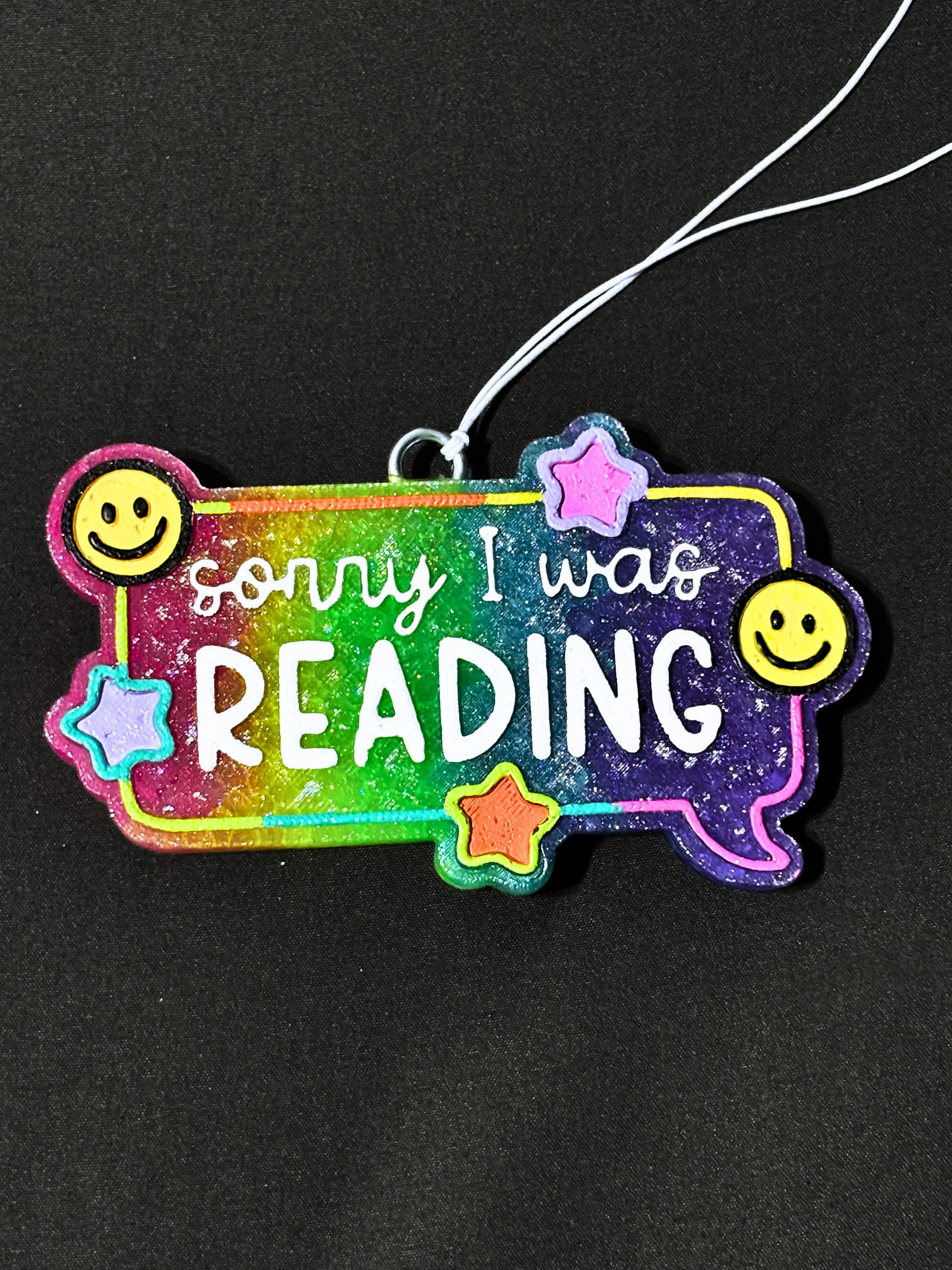 Sorry I Was Reading Freshie - Rainbow