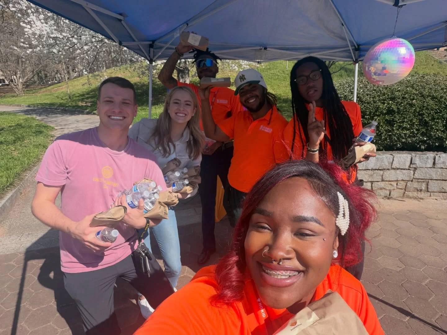 Our first food distribution done! We winged it and somehow made it happen!! God is good! &amp; we met some amazing people along the way, @nokidhungryatl