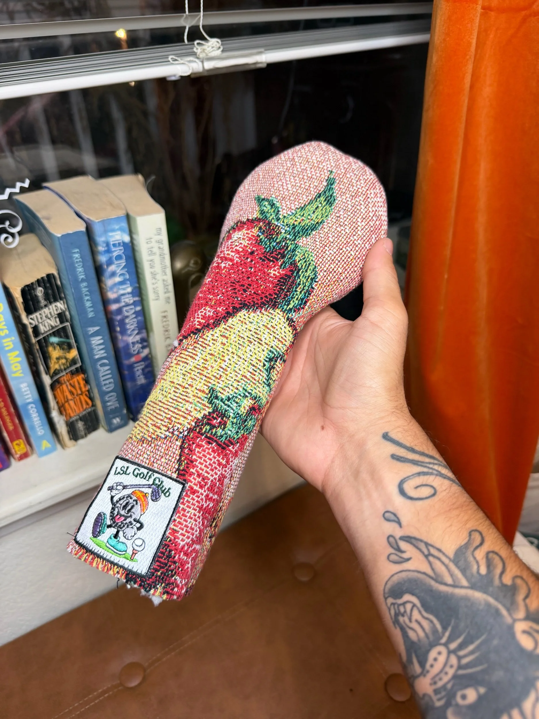 Chili pepper tapestry 3/5/7 wood cover
