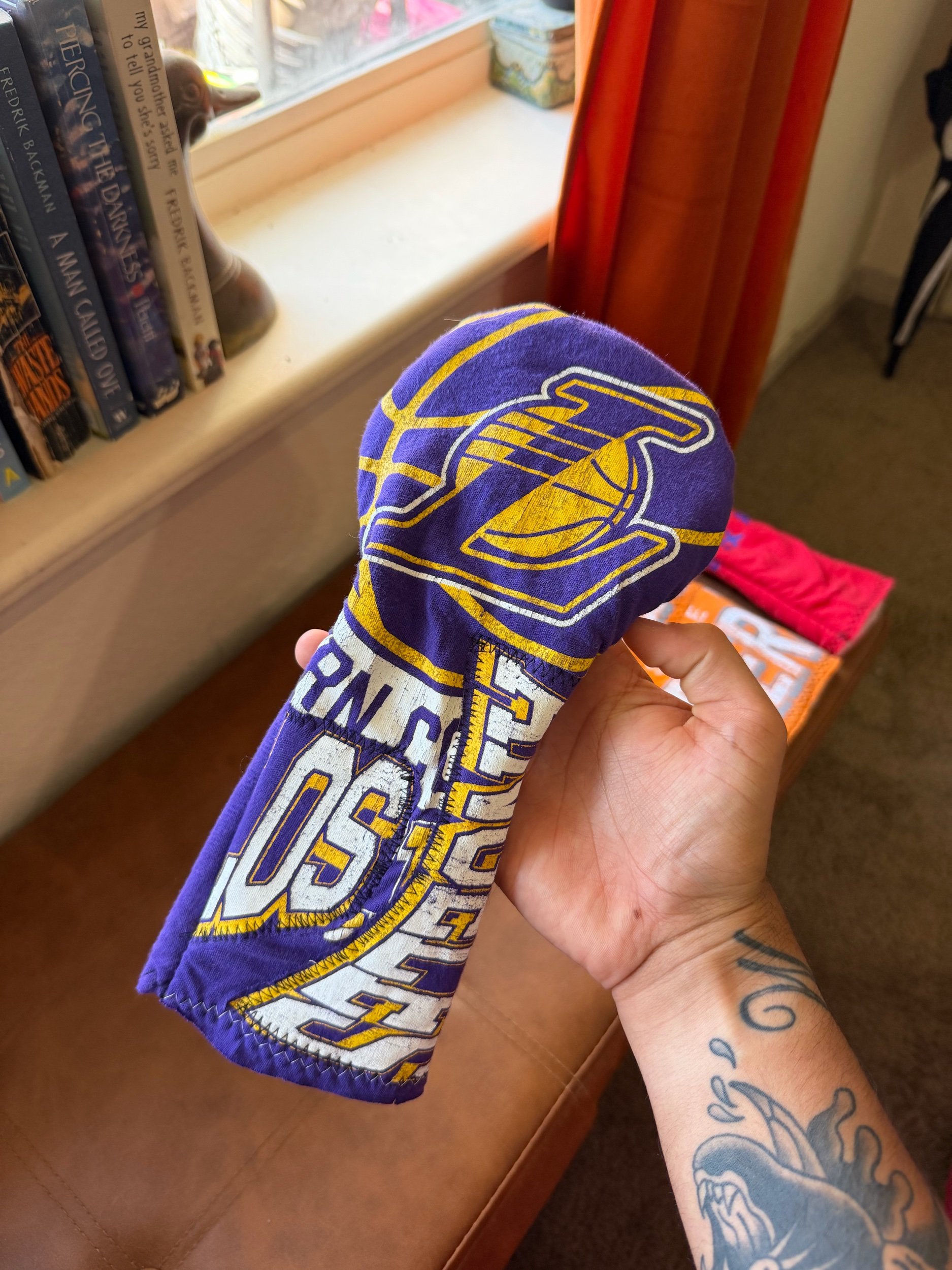 Las Angels Lakers purple 3/7/5 wood cover