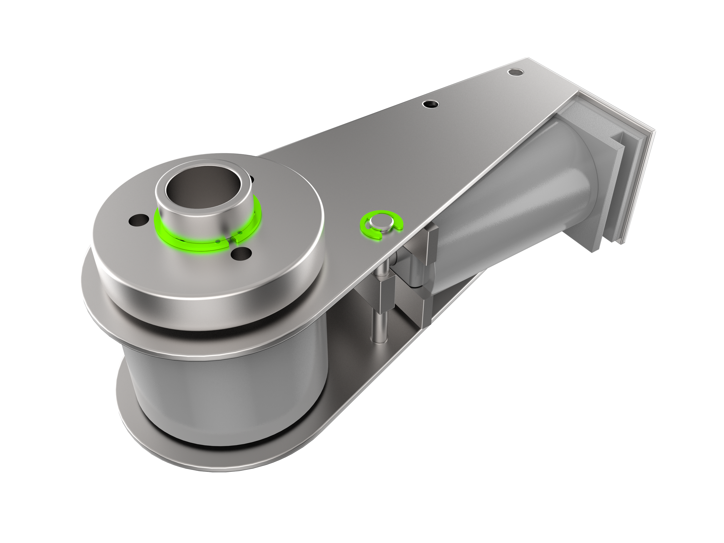 Clutch with Retaining Rings