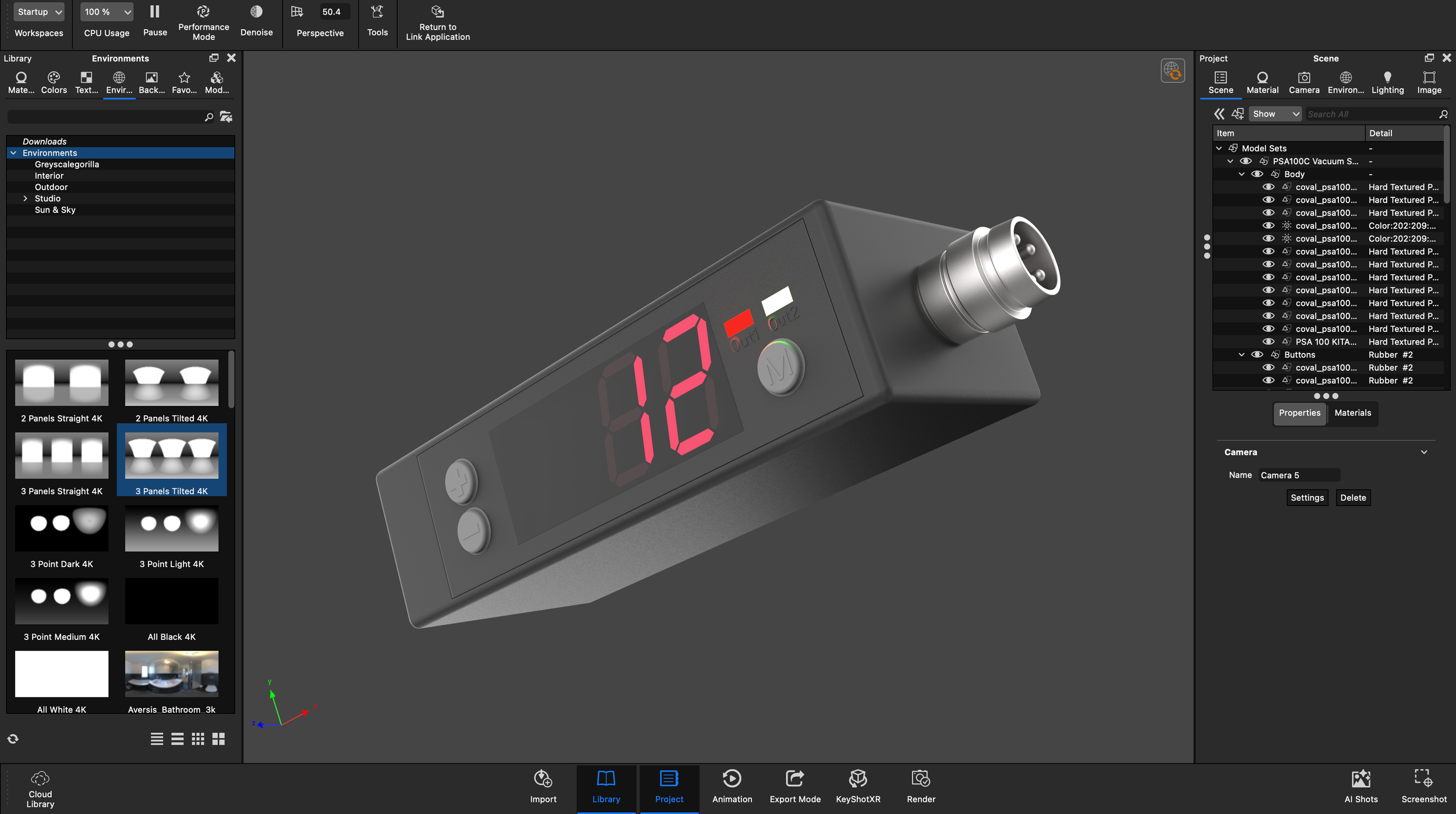 Apply Materials in KeyShot