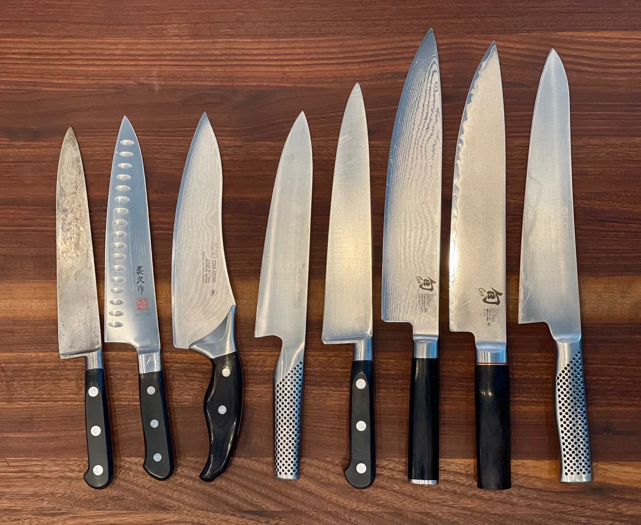 Large Knives 180mm/18cm/7 inches  and ABOVE