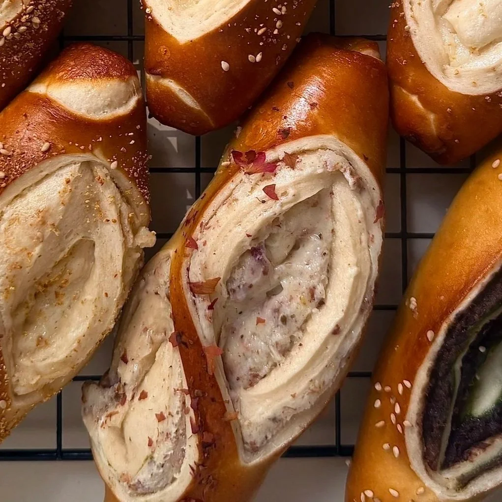 Rose Cream Cheese Pretzel