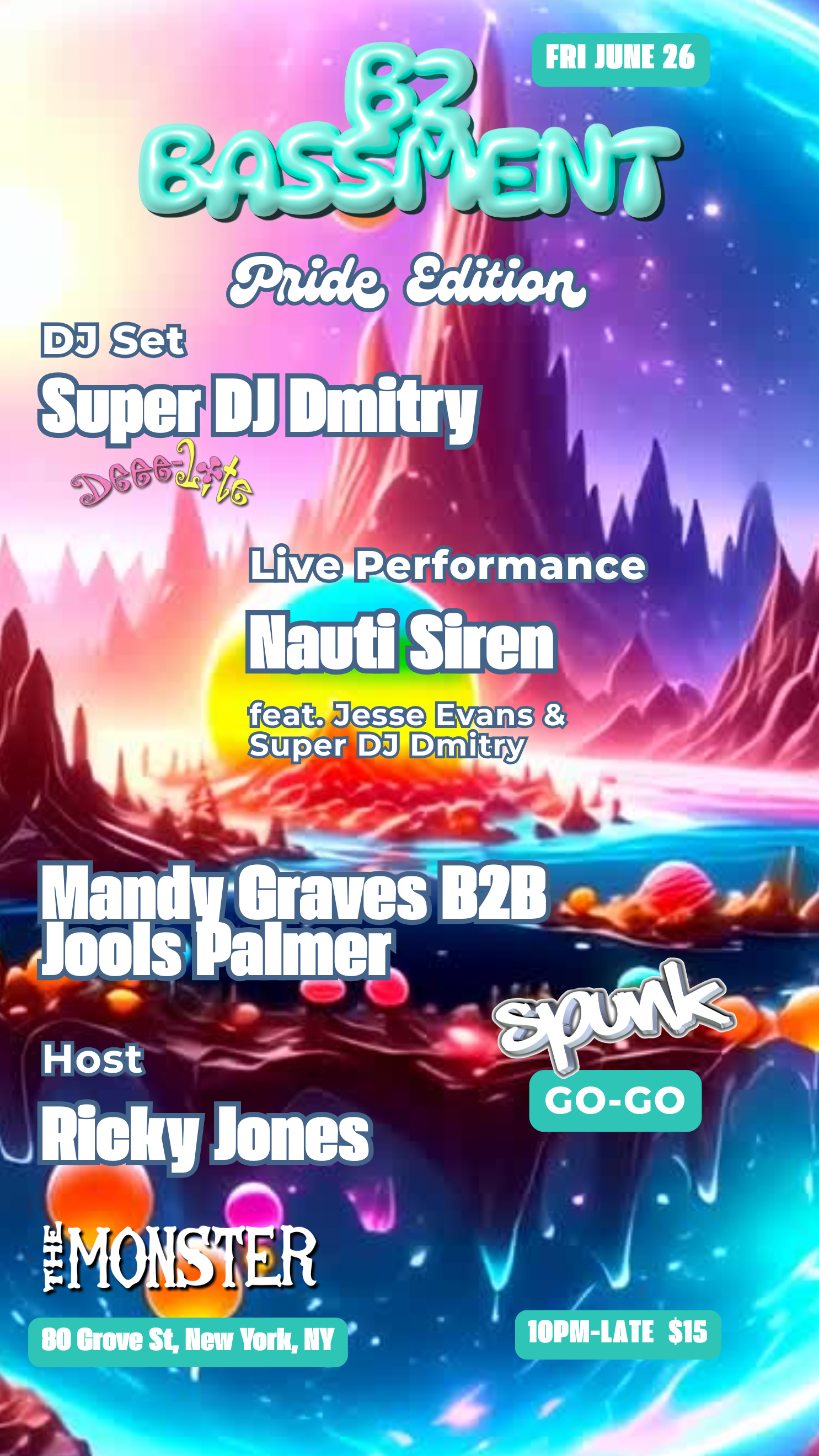 nyc pride special event with super dj dmitry + nauti siren 
