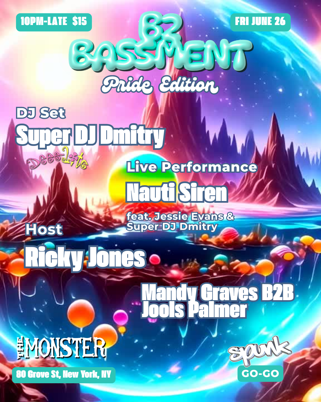 NYC Pride Special Event With Super DJ Dmitry + Nauti Siren