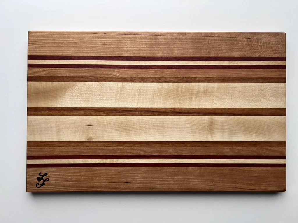 Elegant Hardwood Hosting Board