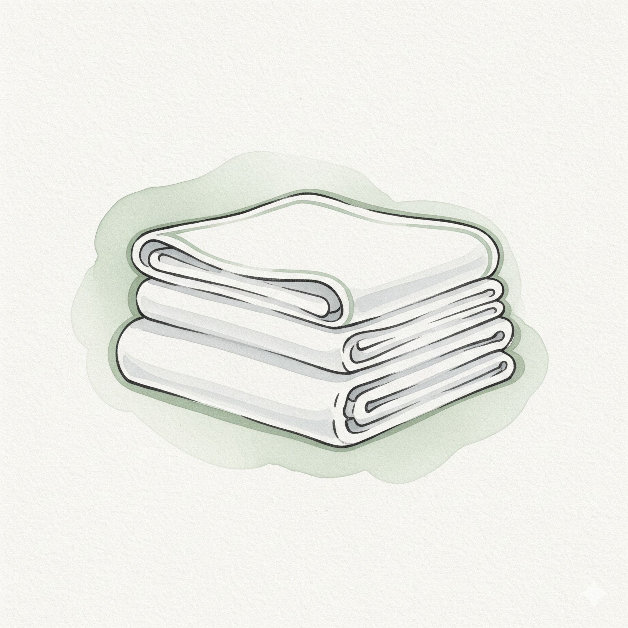 An illustration of a queue of white tissues with black outlines against a textured beige background.