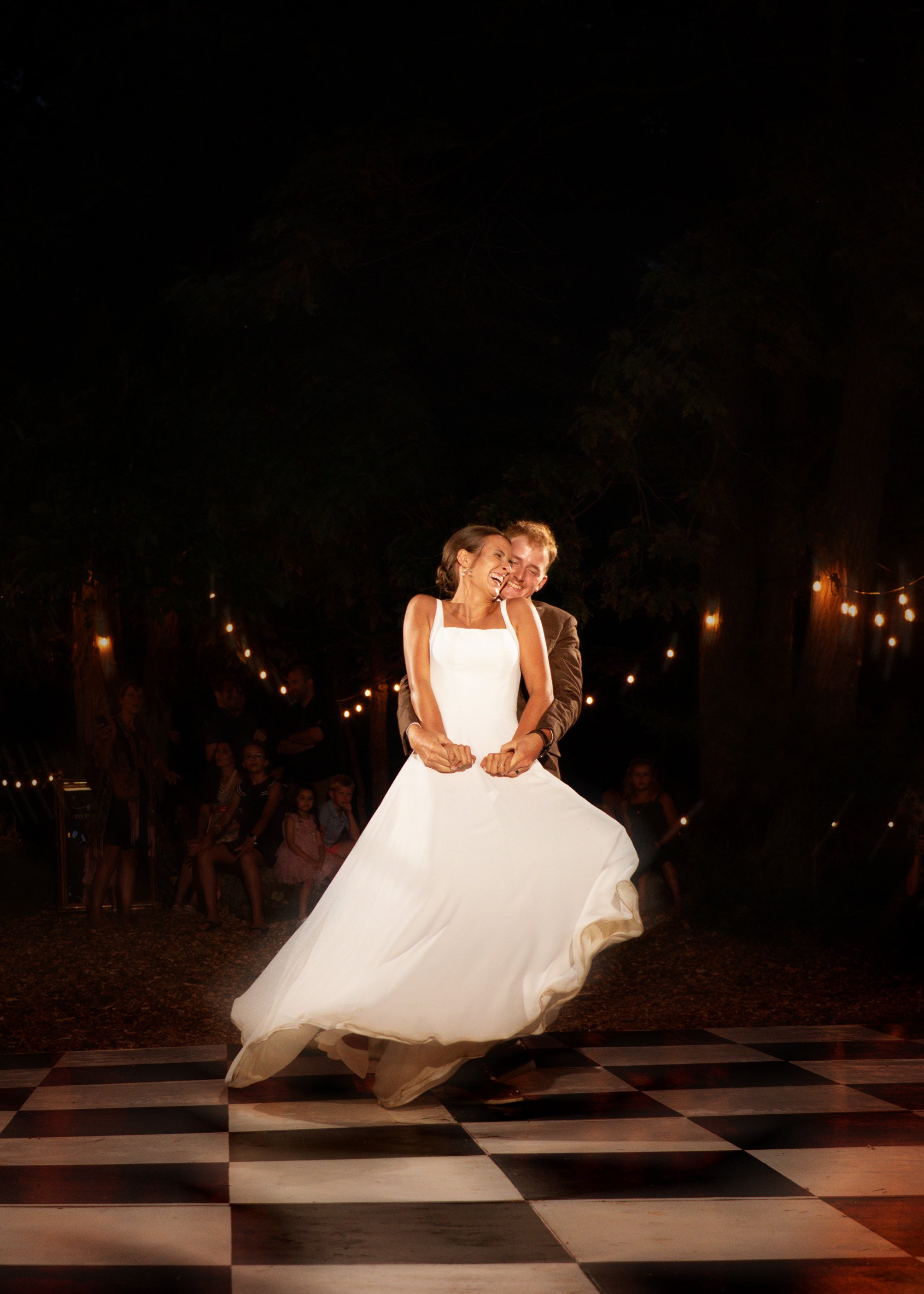 Dance Floor Wedding Photos