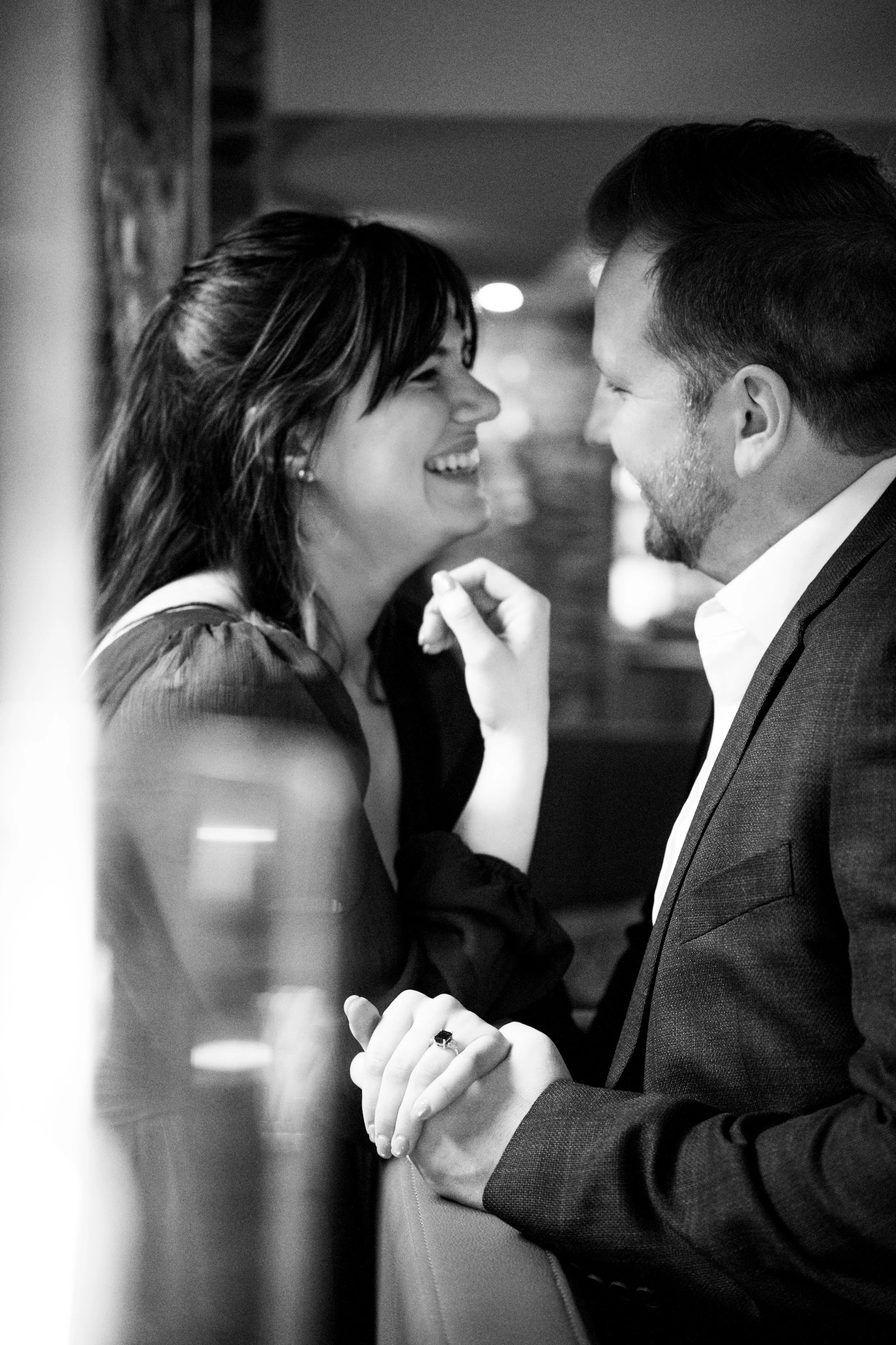 Modern Couple Engagement Session in Lancaster City