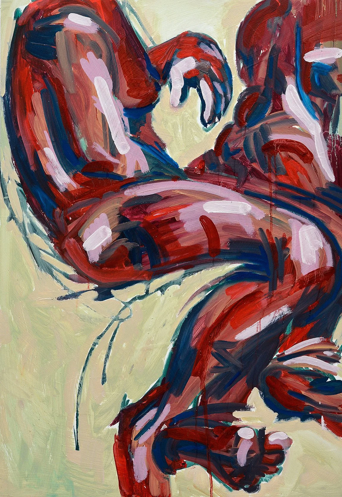 I Know You're Feeling the Same Way, oil, 36" x 22" x 2"