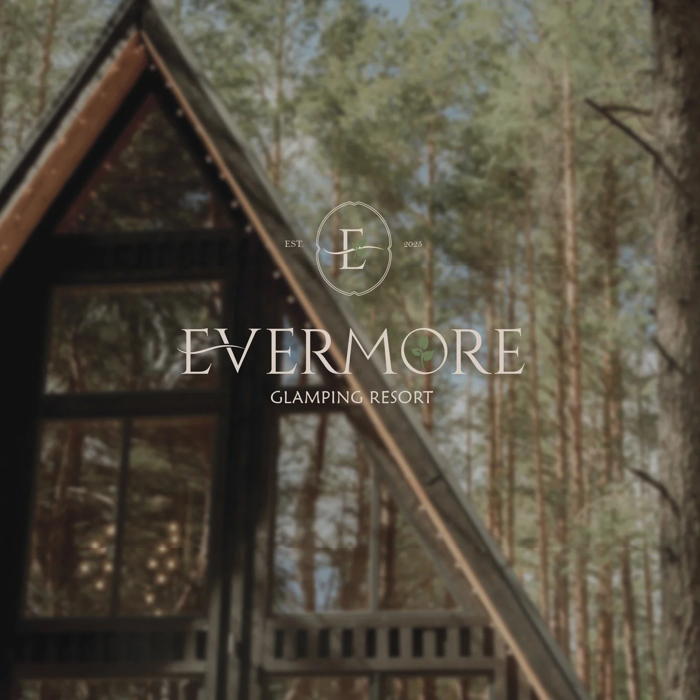 Final Logo Design: Evermore - Luxury Glamping Resort ✨

This is the final design I'm going with, and I couldn't be more excited! 

The heart of this brand is all about tranquility, renewal, and timeless beauty. The logo embodies pure luxury and perfe