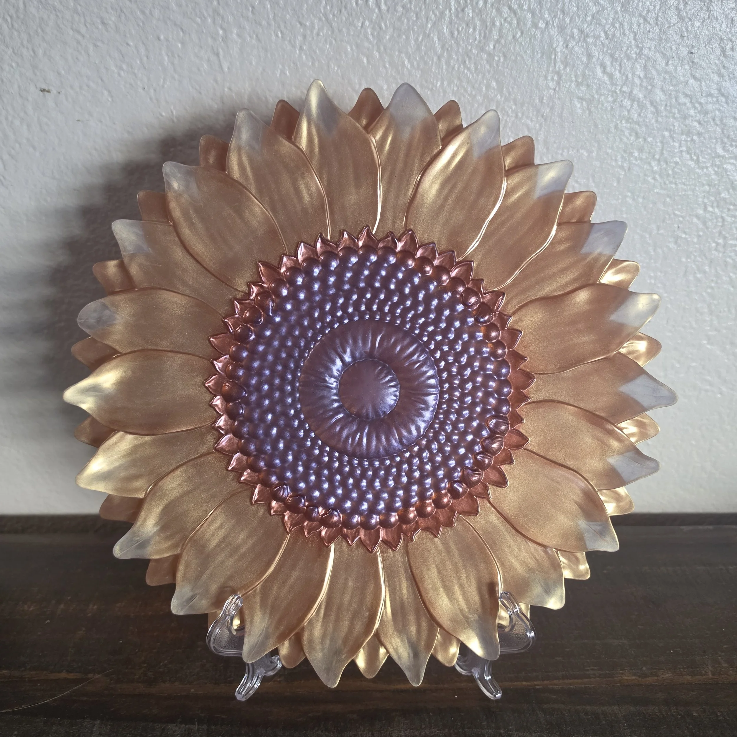 Radiant Resin Sunflower Decor